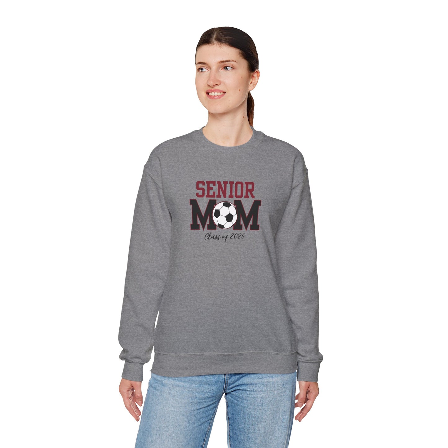 Senior Mom Soccer Sweatshirt, Ballard HS, Senior Soccer Mom
