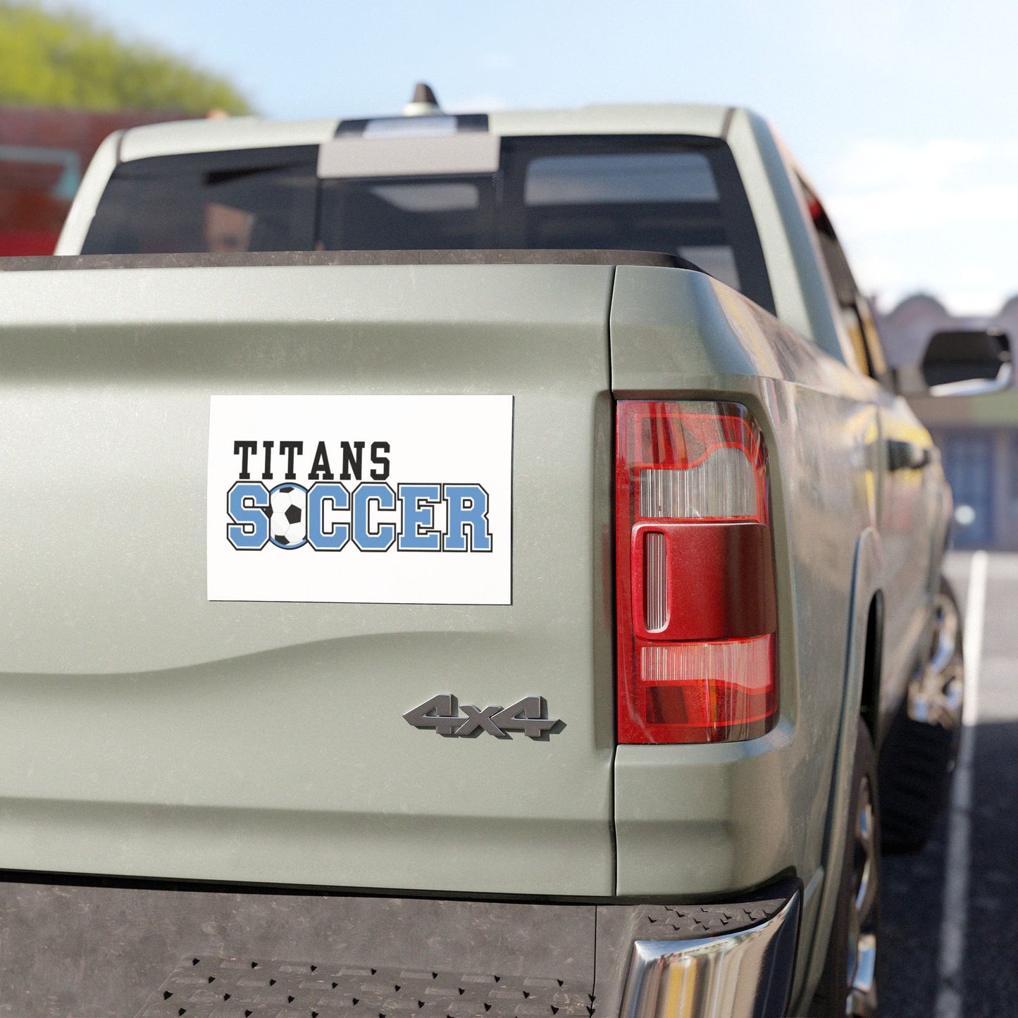 Soccer Car Magnets, Titans Soccer Magnet, Sports Car Decor, Gift for Soccer Fans, Team Spirit Accessories