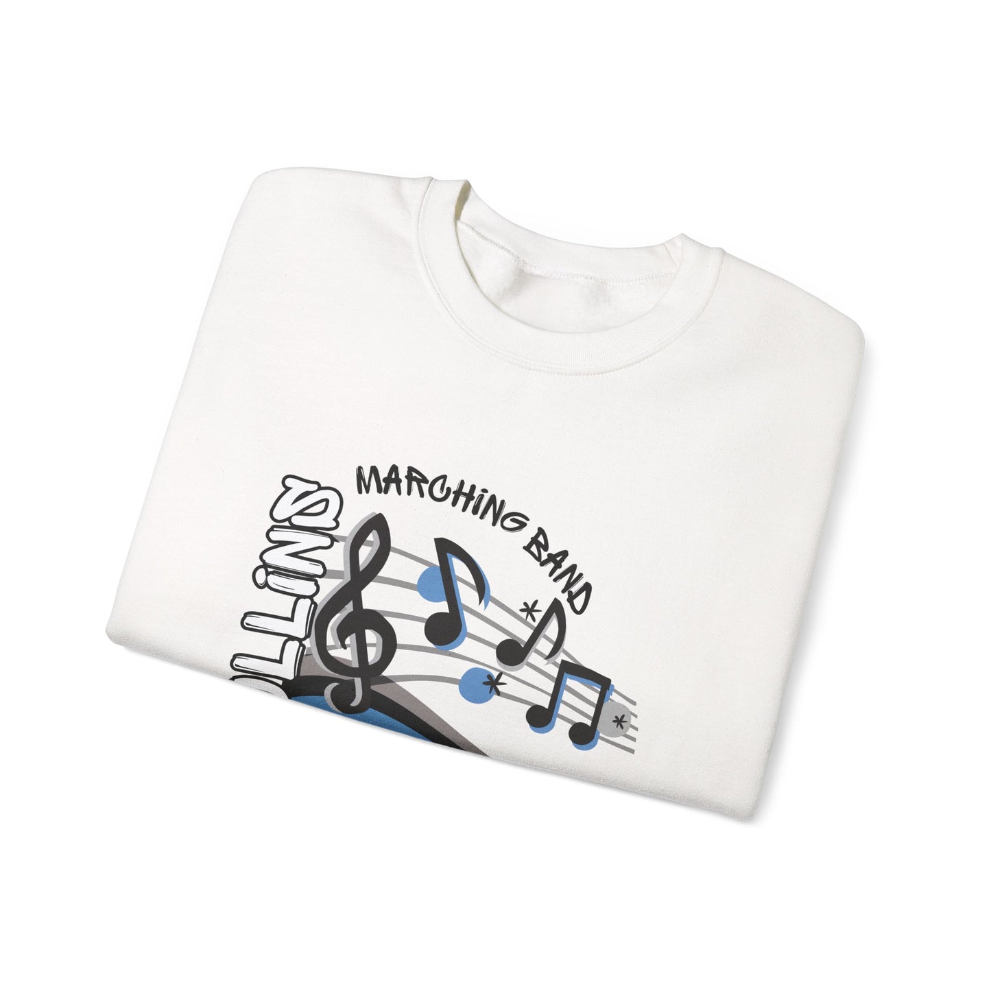 Custom Marching Band Crewneck Sweatshirt - Apparel for Band Events, School Spirit Wear