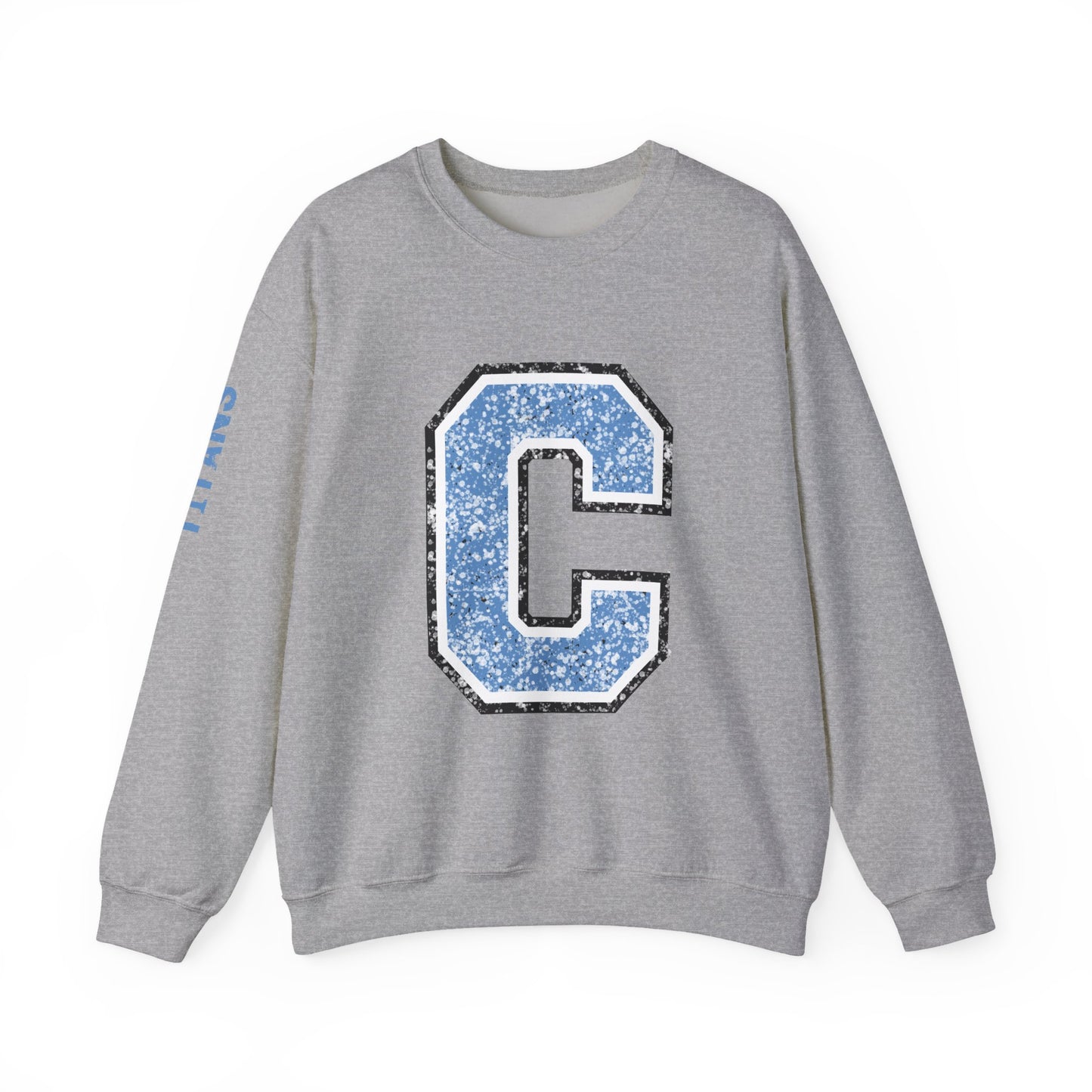 Collins C Crewneck Sweatshirt, College Style Pullover, Unisex Cozy Apparel, Perfect Gift for Students