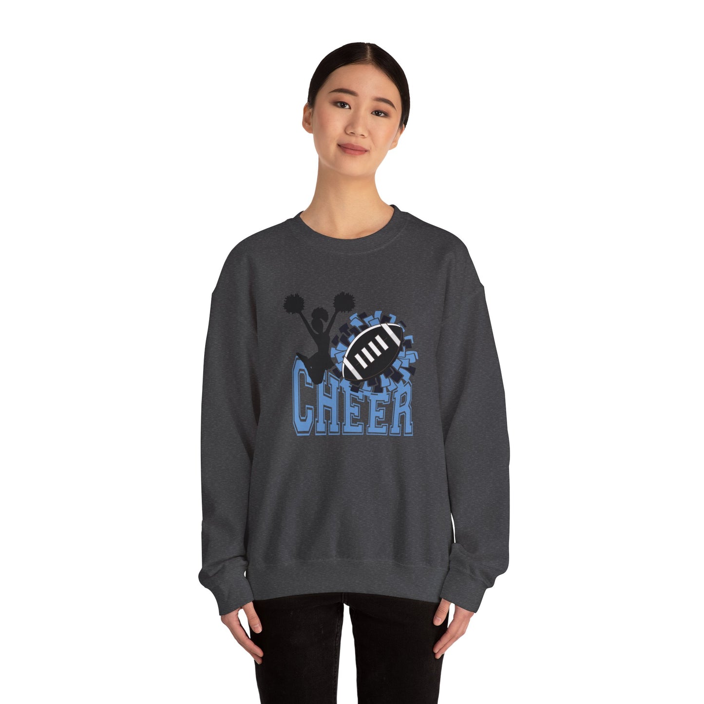 Cheer Crewneck Sweatshirt, Sports Apparel, Game Day Fashion- Can be Personalized
