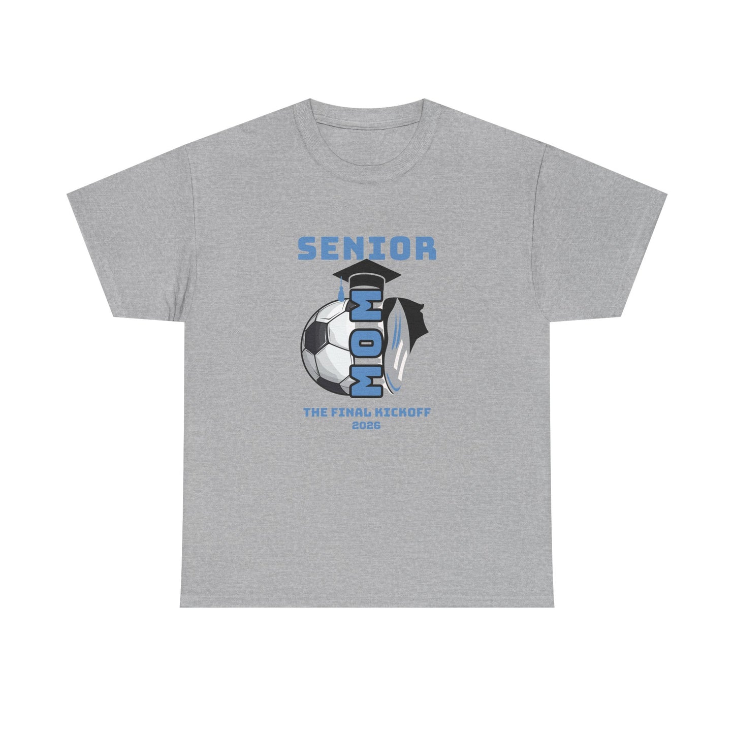 Senior Soccer Heavy Cotton Tee, Graduation Shirt, Class of 2026 Apparel