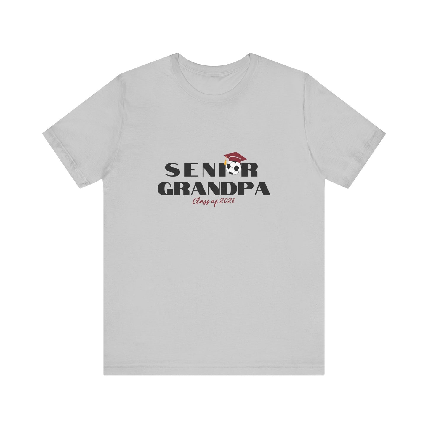 Senior Soccer Grandpa Graduation Tee, Proud Grandparents, Class of 2026 Shirt, Family Celebration