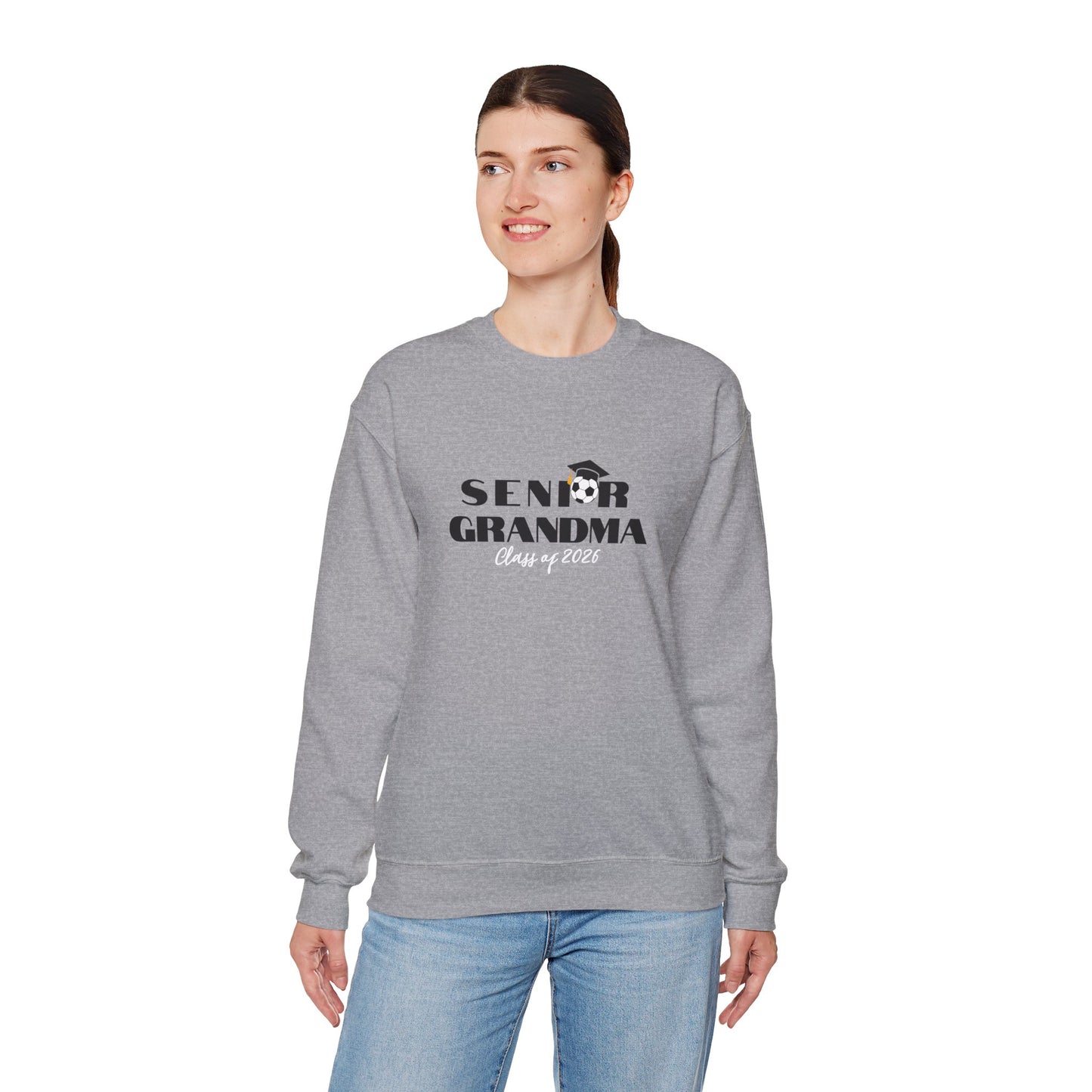 Senior Soccer Grandma Graduation Sweatshirt, Crewneck, Gift for Grandma, Class of 2026