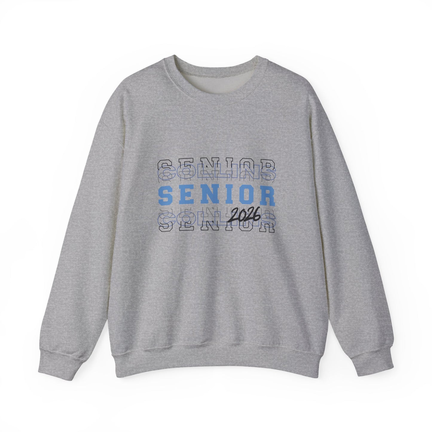 Senior 2026 Crewneck Sweatshirt | Graduation Gift, Class of 2026 Apparel, Cozy School Spirit Wear, Perfect for Seniors