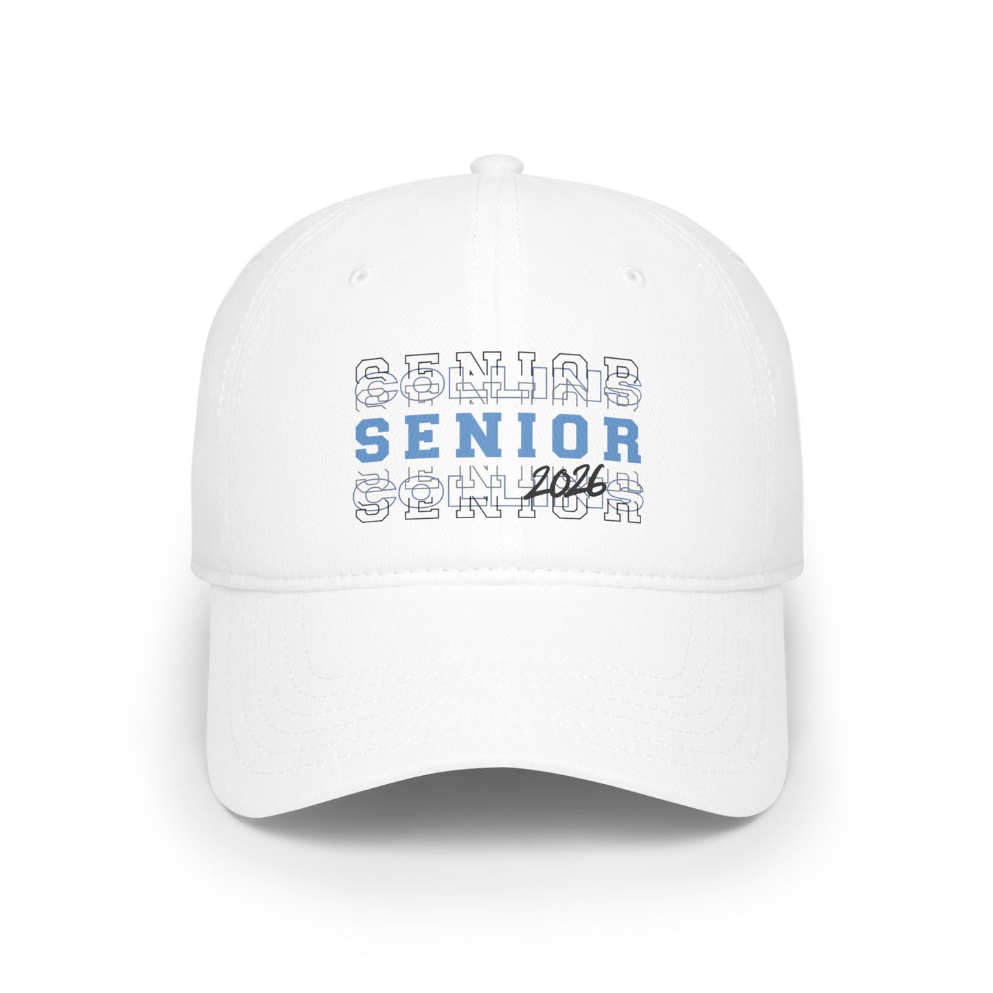 Seniors 2026 Low Profile Baseball Cap, Senior Celebrations, Class of 2026