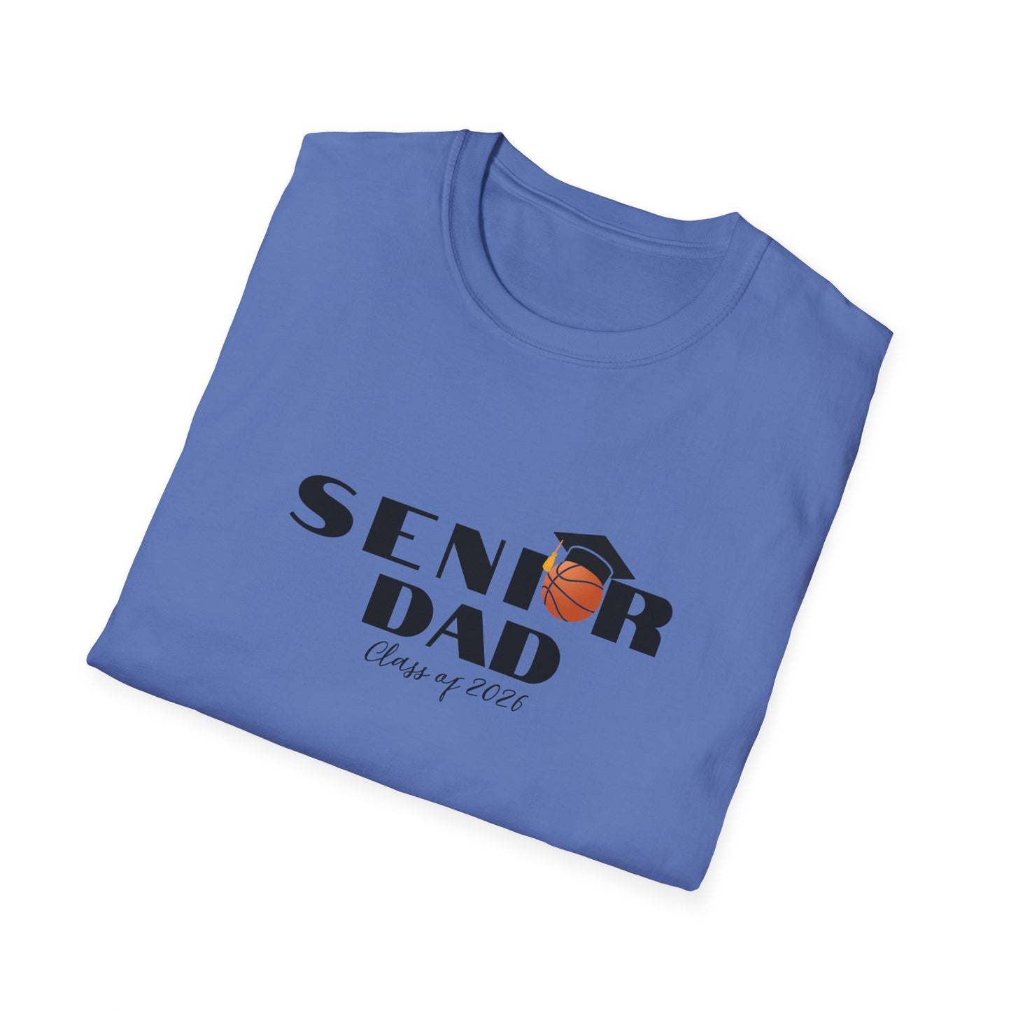 Senior Basketball Dad, Graduation T-Shirt, Unisex Tee for Fathers, Dad Shirt for Celebrations