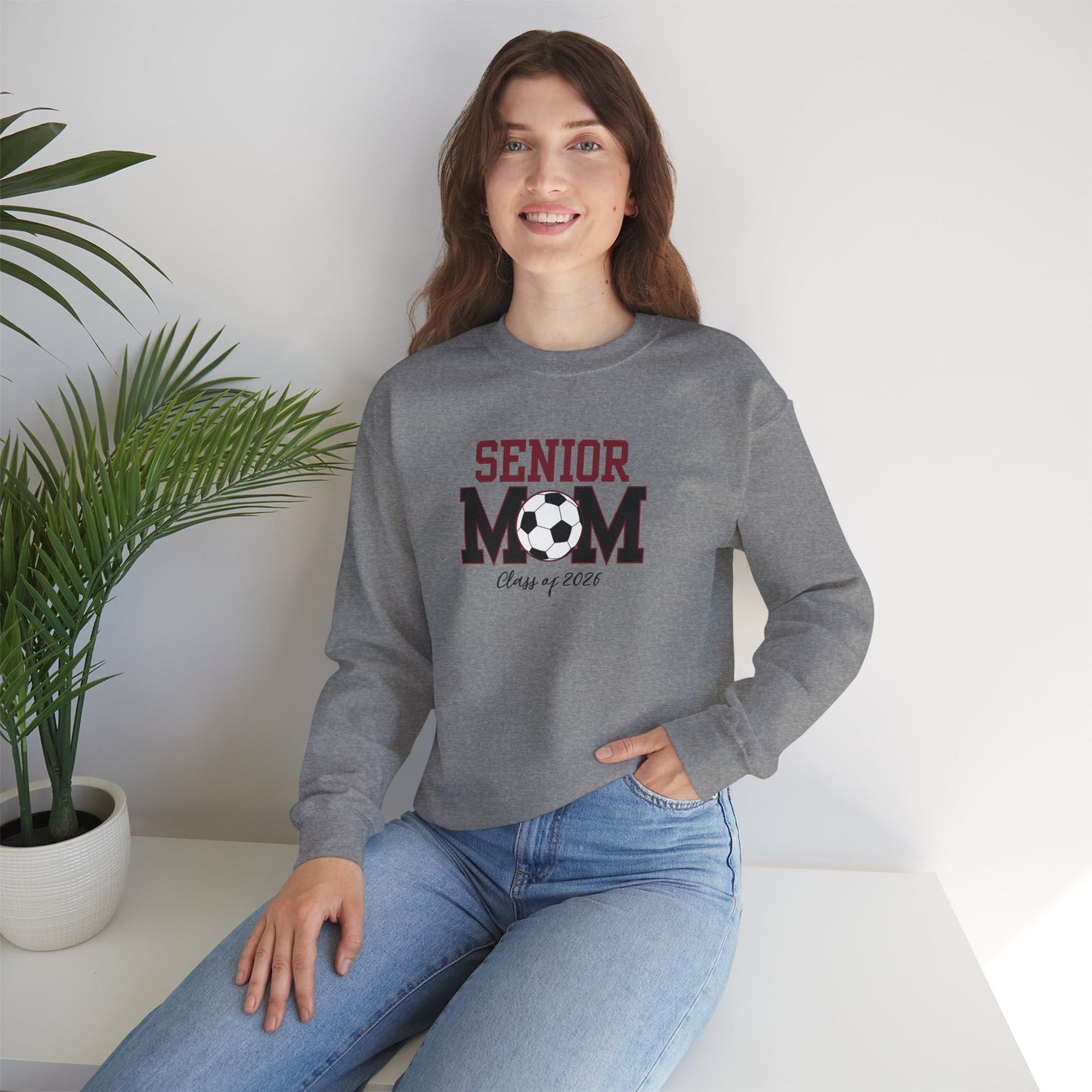 Senior Mom Soccer Sweatshirt, Ballard HS, Senior Soccer Mom