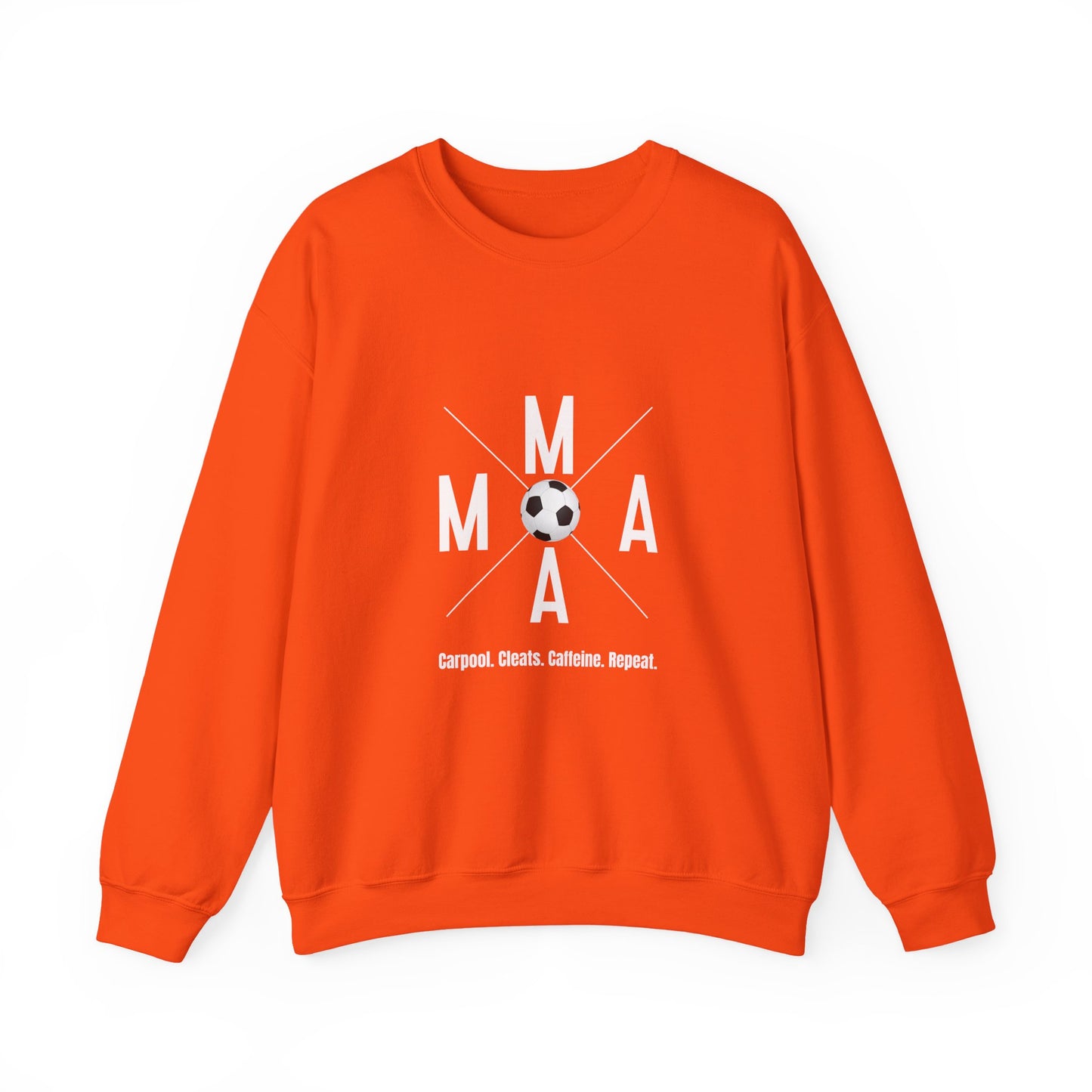 SOCCER MAMA Crewneck Sweatshirt, Sports Apparel, Gift for Soccer Moms, Casual Wear, Soccer Player Sweatshirt