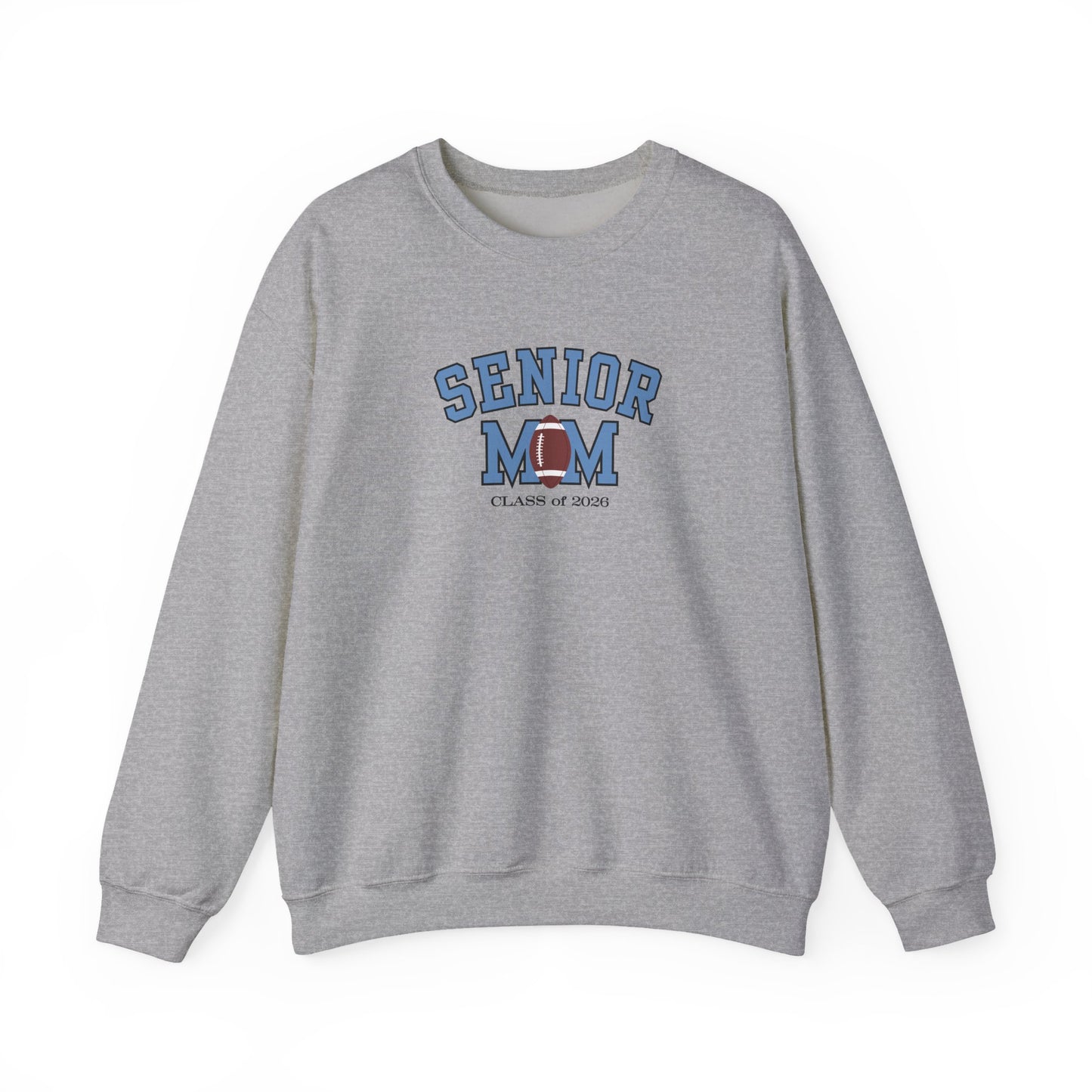 Senior Football Mom Crewneck Sweatshirt | Class of 2026