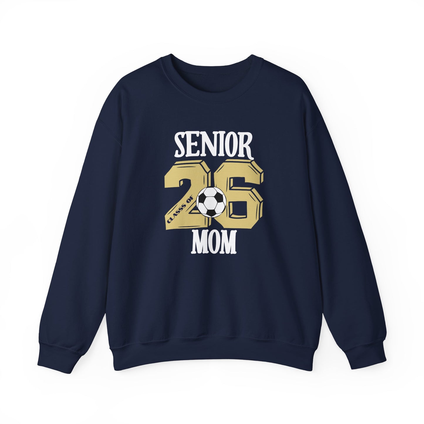 Shelby Senior Mom Soccer Sweatshirt, Unisex Crewneck, Sports Mom Apparel, Graduation Gift, Comfortable Casual Wear