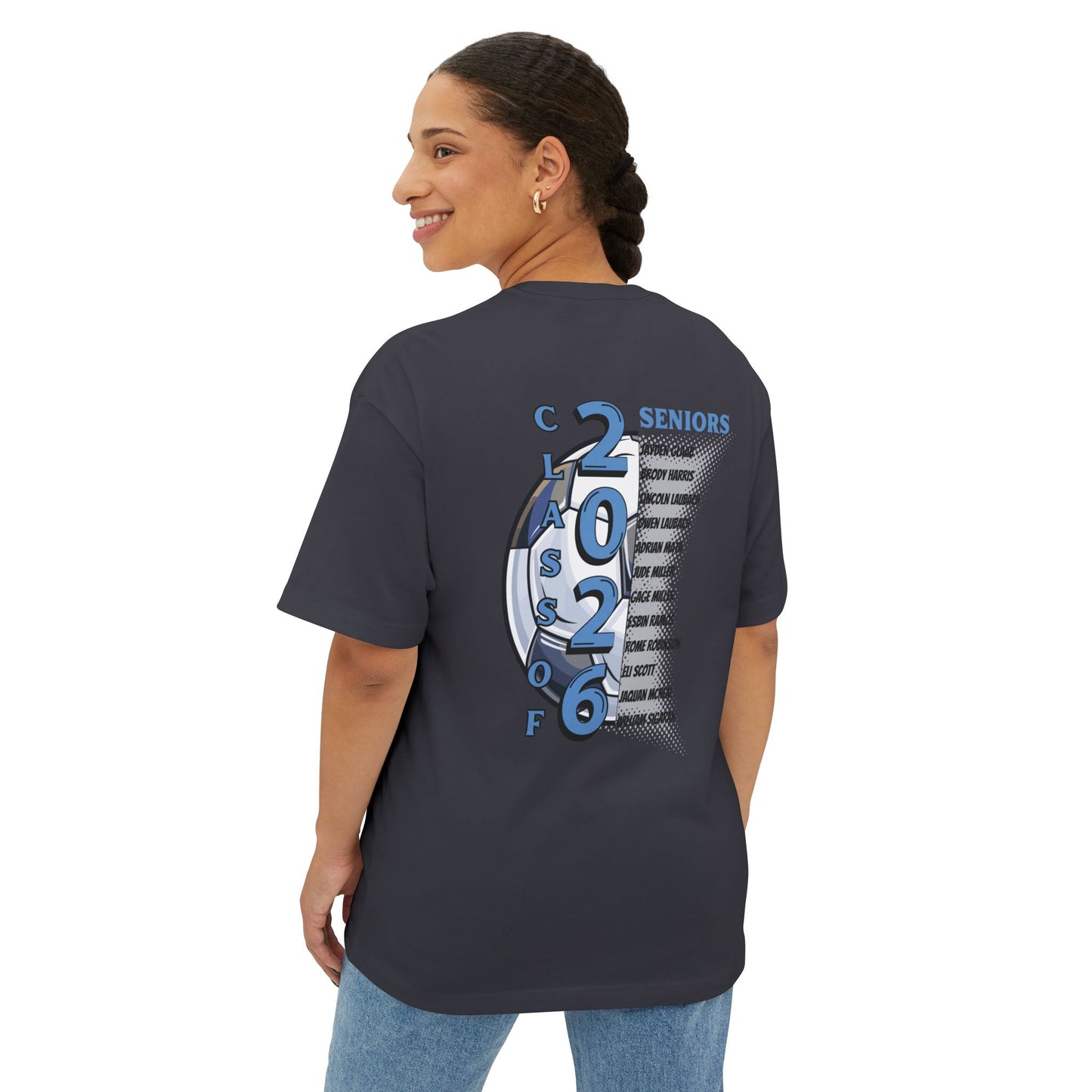 Collins Soccer Seniors Tee (Option 2), Class of 2026, Senior Players