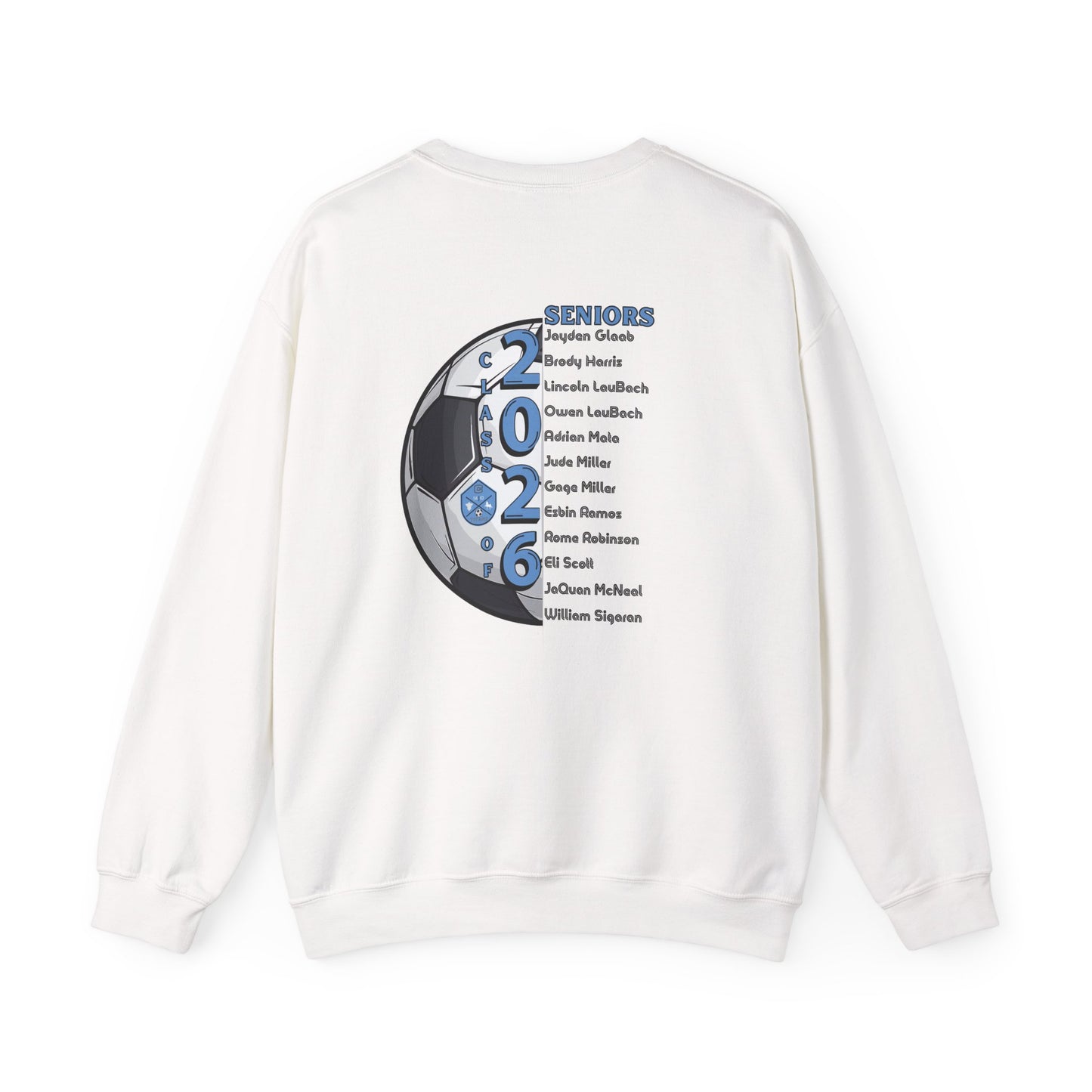 Collins Soccer Seniors Crewneck Sweatshirt (Option 2), Class of 2026, High School Soccer