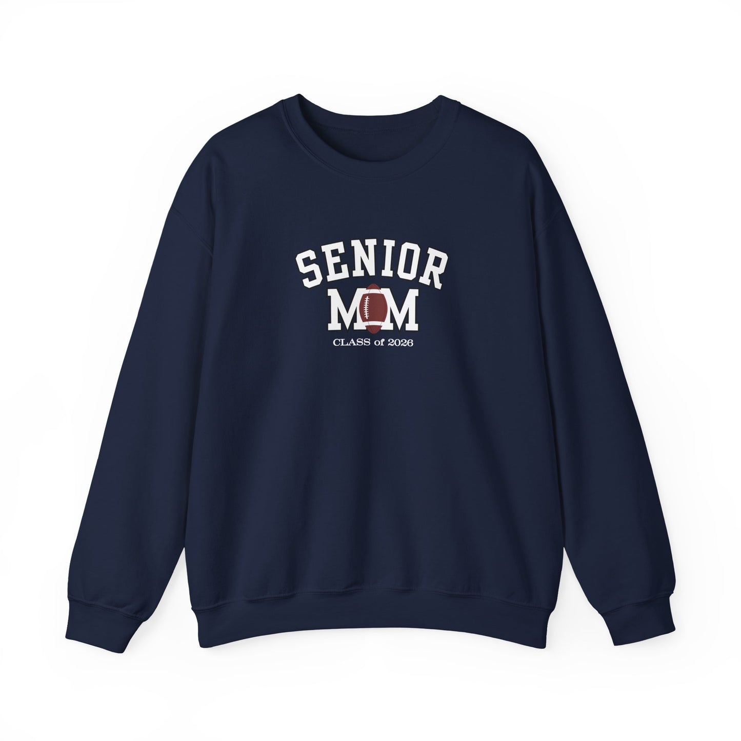 Senior Football Mom Crewneck Sweatshirt | Class of 2026