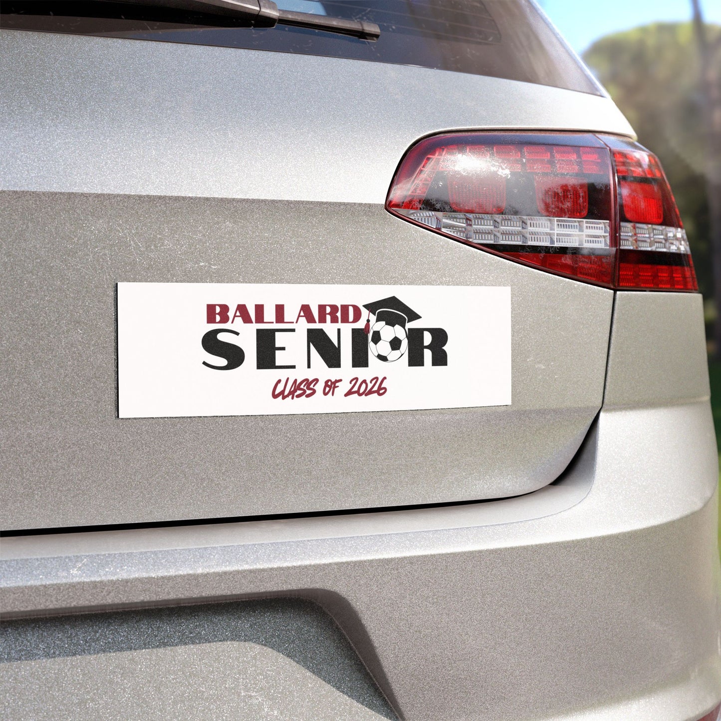 Ballard Soccer Senior Car Magnets, Class of 2026, Custom Vehicle Decals, Graduation Gift, Senior Pride Decorations,