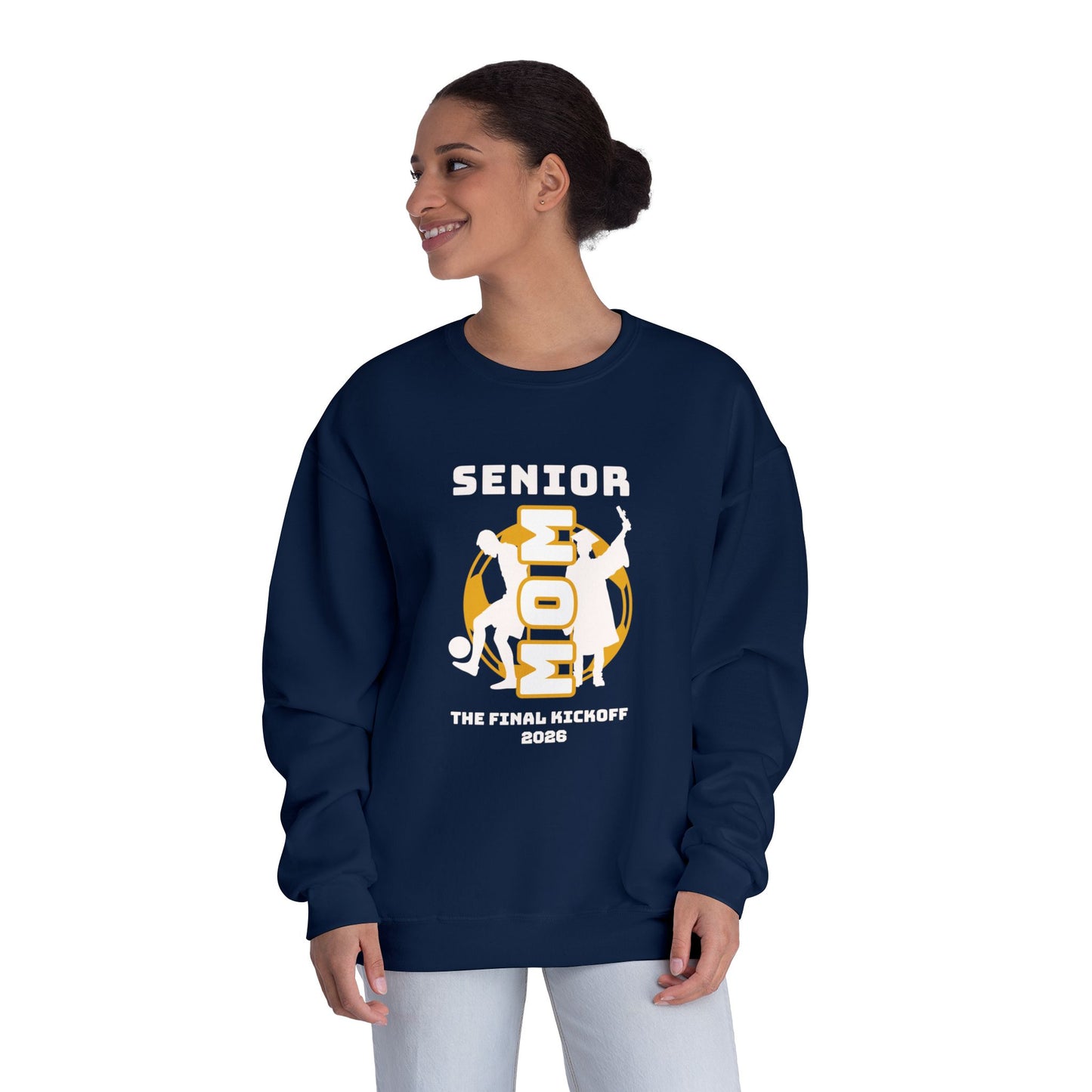 Final Kickoff Soccer Mom Crewneck Sweatshirt, School Spirit Apparel, Perfect for Game Day, Casual Comfort Wear