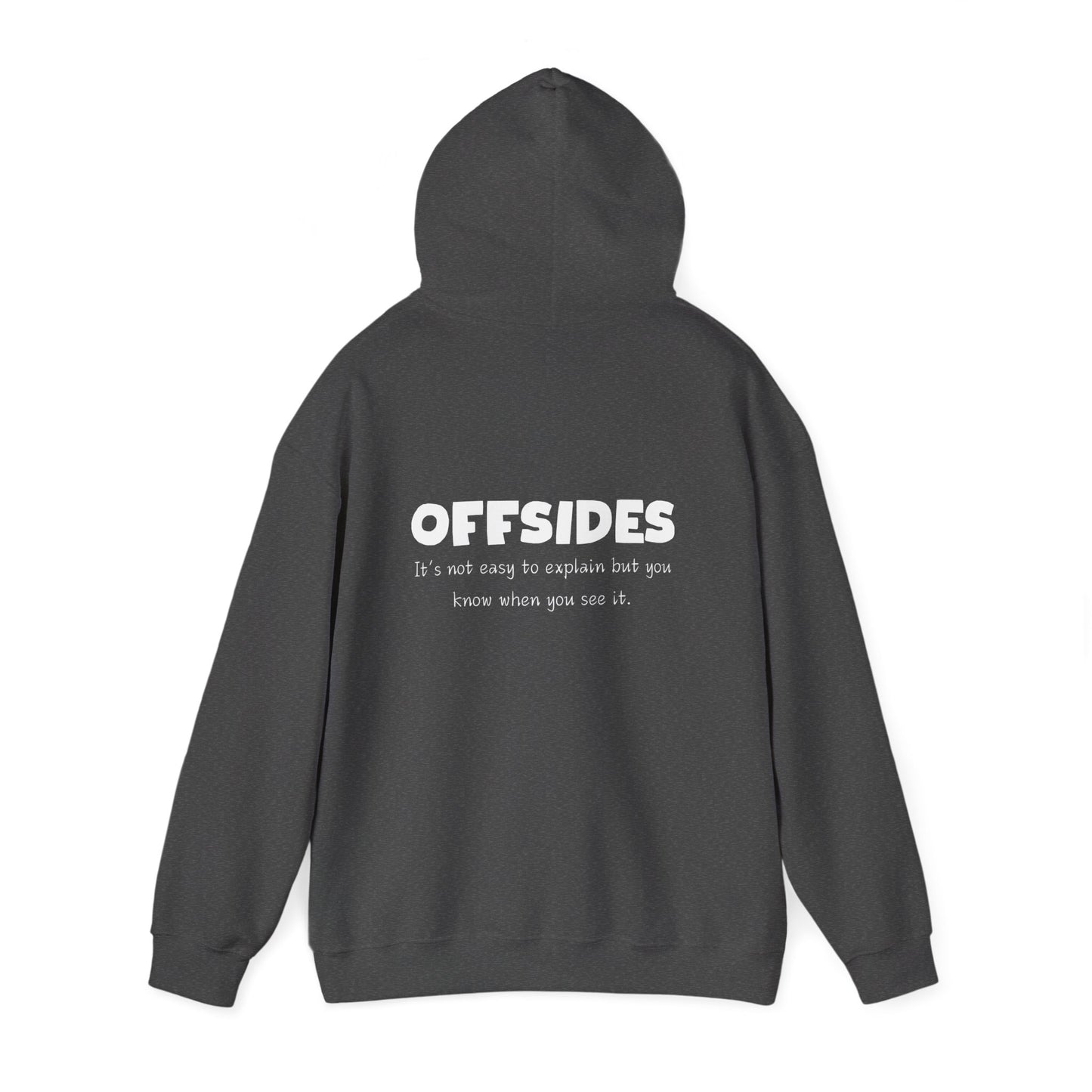 Offsides Hoodie - Cozy Unisex Pullover Sweatshirt, Perfect Gift for Soccer Lovers, Casual Wear, Unique Statement Hoodie