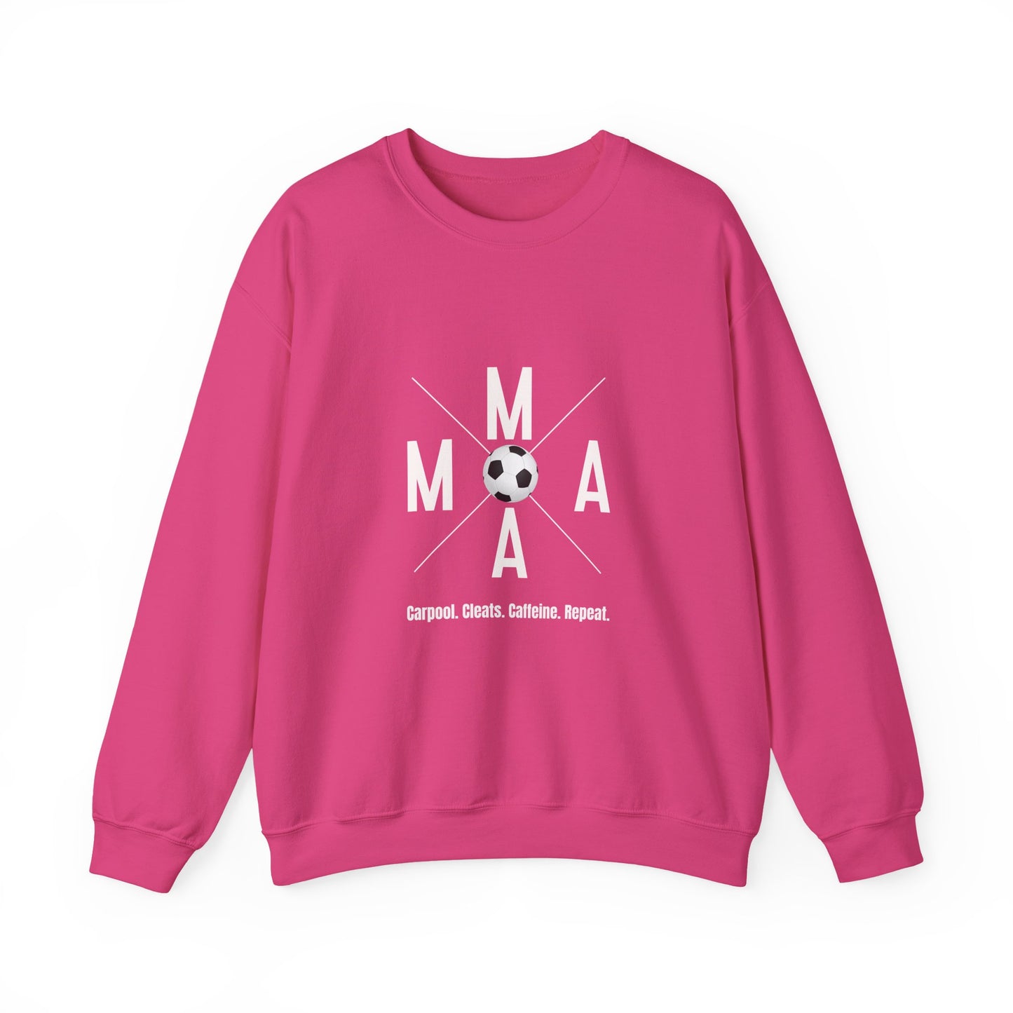 SOCCER MAMA Crewneck Sweatshirt, Sports Apparel, Gift for Soccer Moms, Casual Wear, Soccer Player Sweatshirt