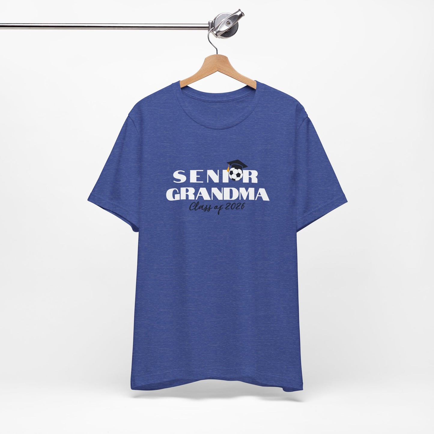 Soccer Senior Grandma Jersey T-Shirt, Class of 2026 Shirt, Gift for Graduation, Family Celebration
