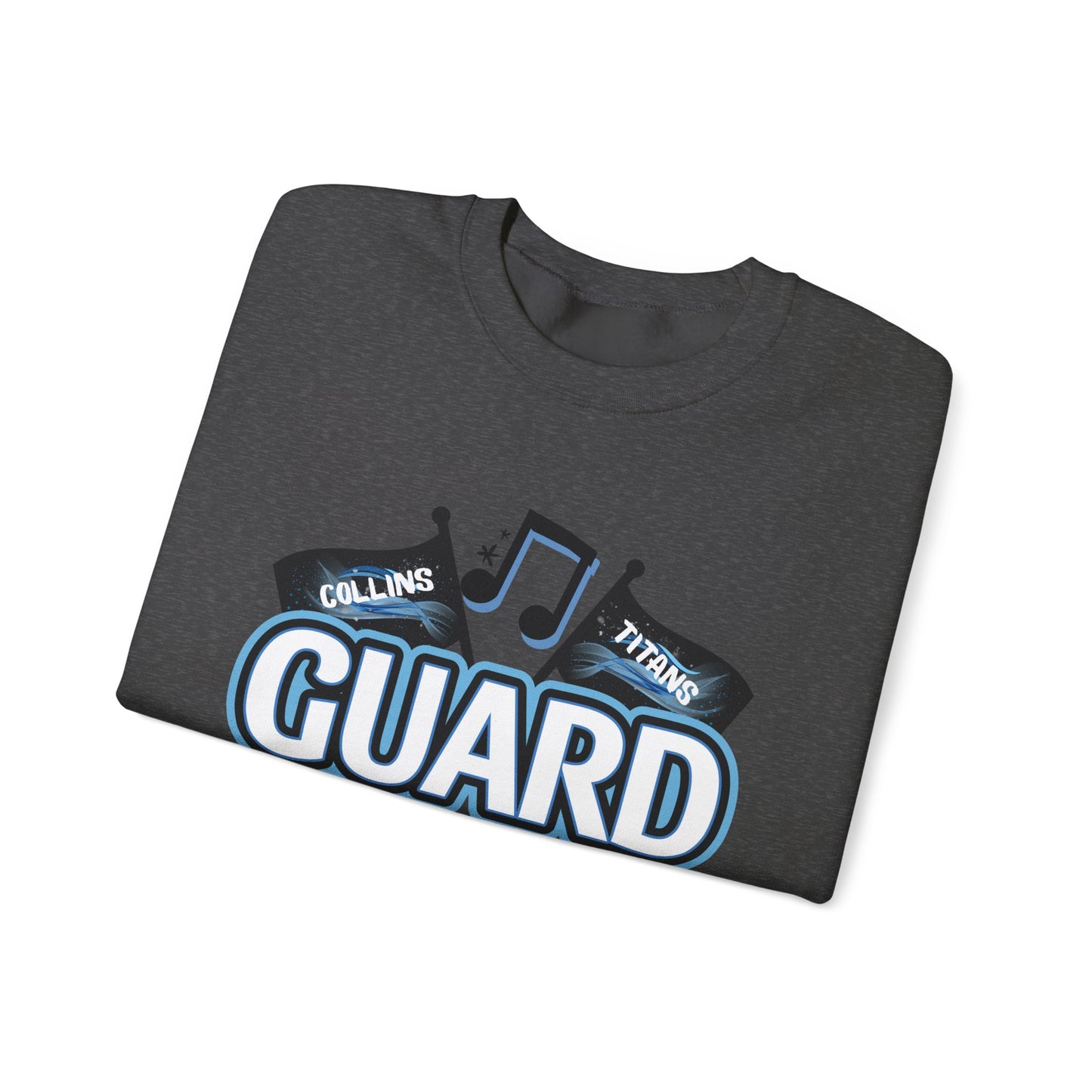 Color Guard Crewneck Sweatshirt - Perfect for Marching Band- Collins High School