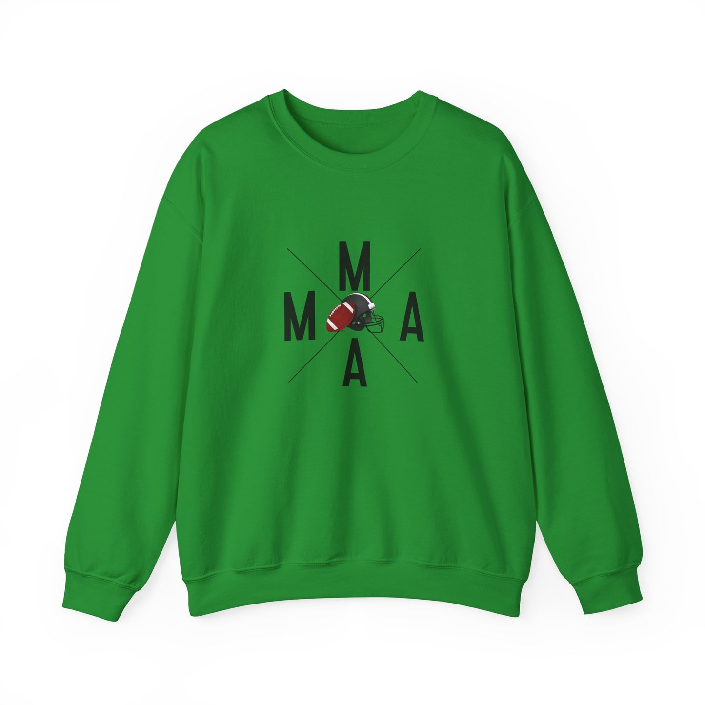 Stylish MAMA Crewneck Sweatshirt, Unisex Sweatshirt, Casual Wear, Football Season, Gift for Moms, Sports Sweatshirt, Fitness Clothing