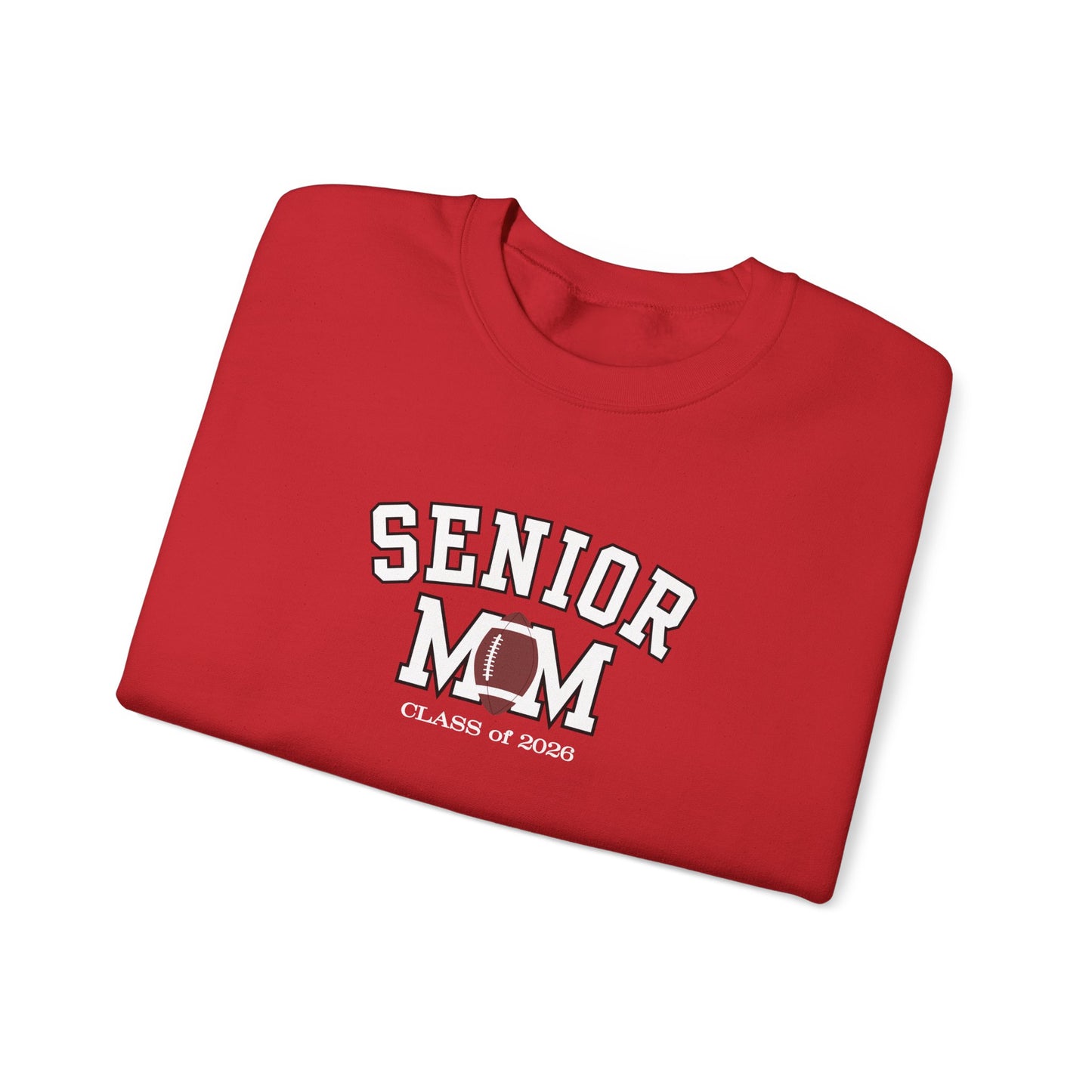 Senior Football Mom Crewneck Sweatshirt | Class of 2026