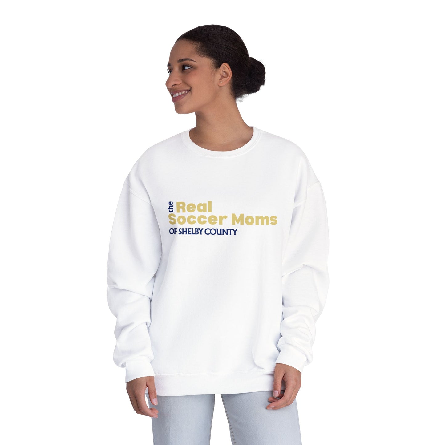 Real Soccer Moms of Shelby County Crewneck Sweatshirt | Perfect Gift for Moms, Casual Wear, Sports Mom Apparel, Comfortable Sweatshirt, Great for [...]