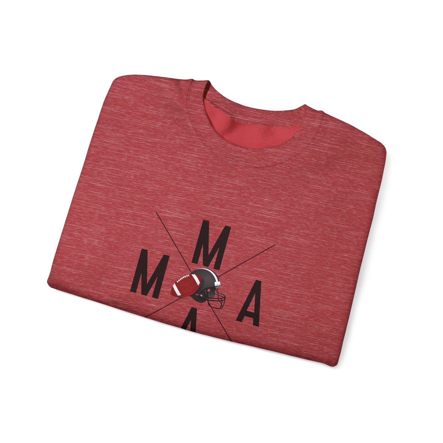 Stylish MAMA Crewneck Sweatshirt, Unisex Sweatshirt, Casual Wear, Football Season, Gift for Moms, Sports Sweatshirt, Fitness Clothing
