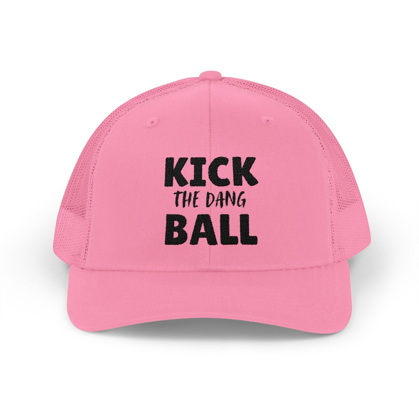 Kick the Dang Ball Snapback Trucker Cap, Sports Cap, Casual Cap, Gift for Athletes, Fun Hat for Outdoor Events