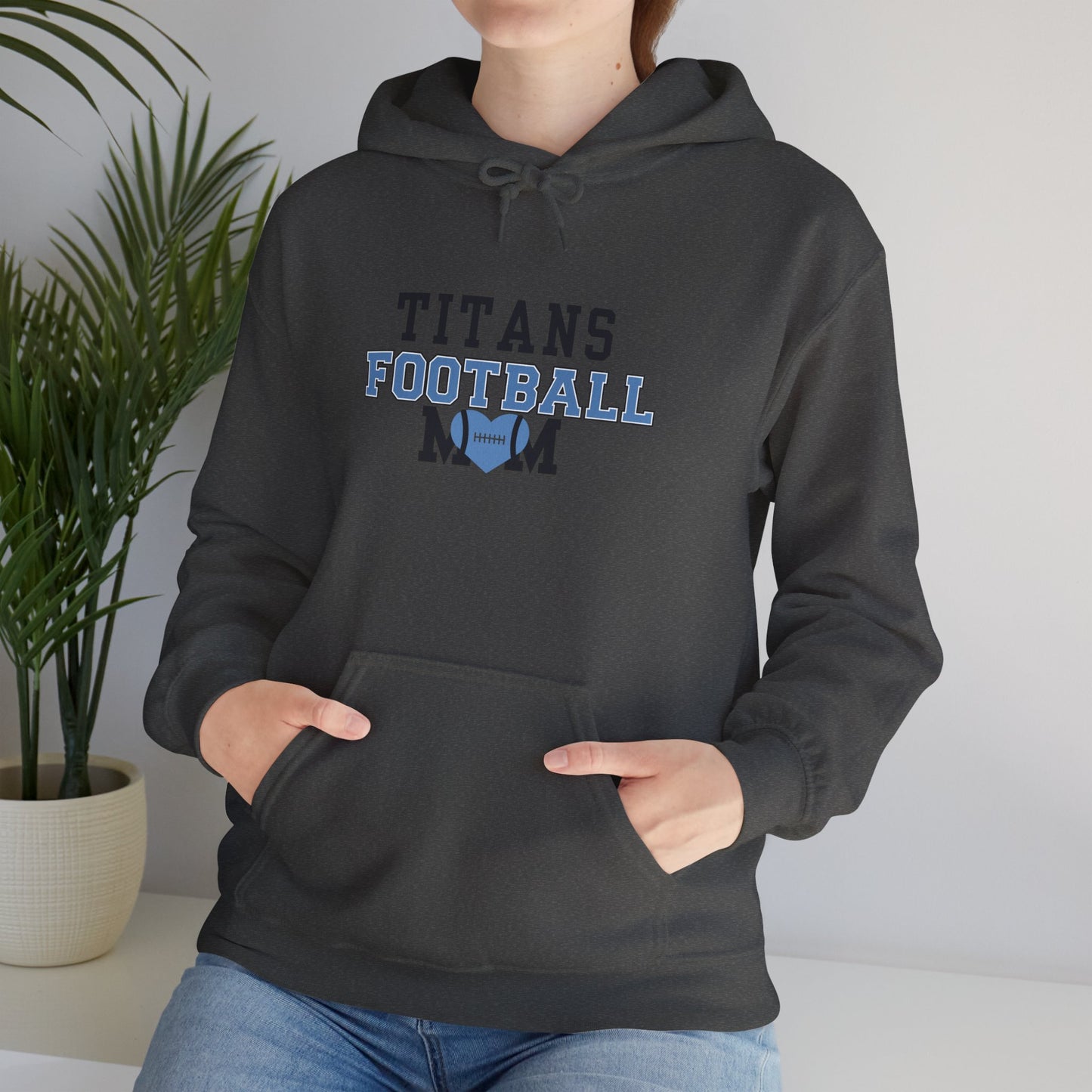 Titans Football Mom Hoodie, Game Day Apparel, Team Spirit Clothing