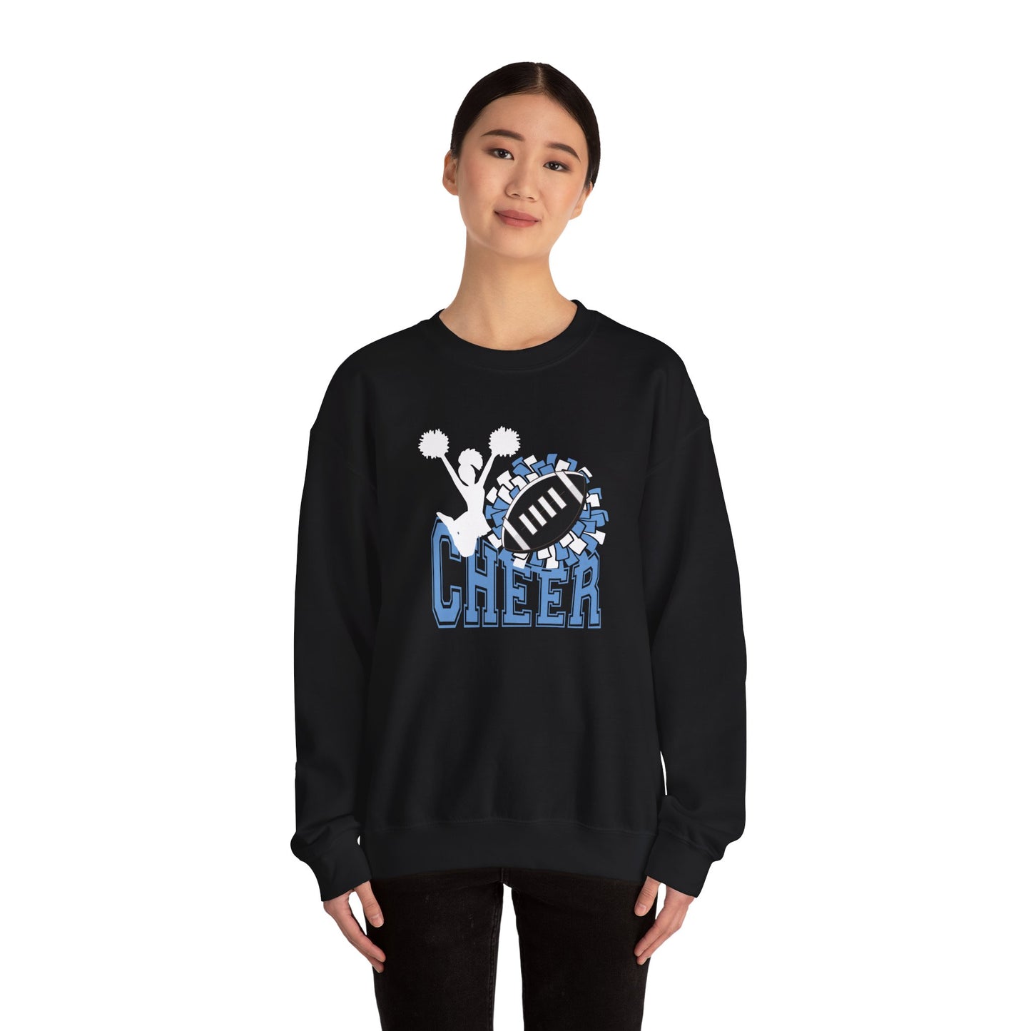 Cheer Crewneck Sweatshirt, Sports Apparel, Game Day Fashion- Can be Personalized