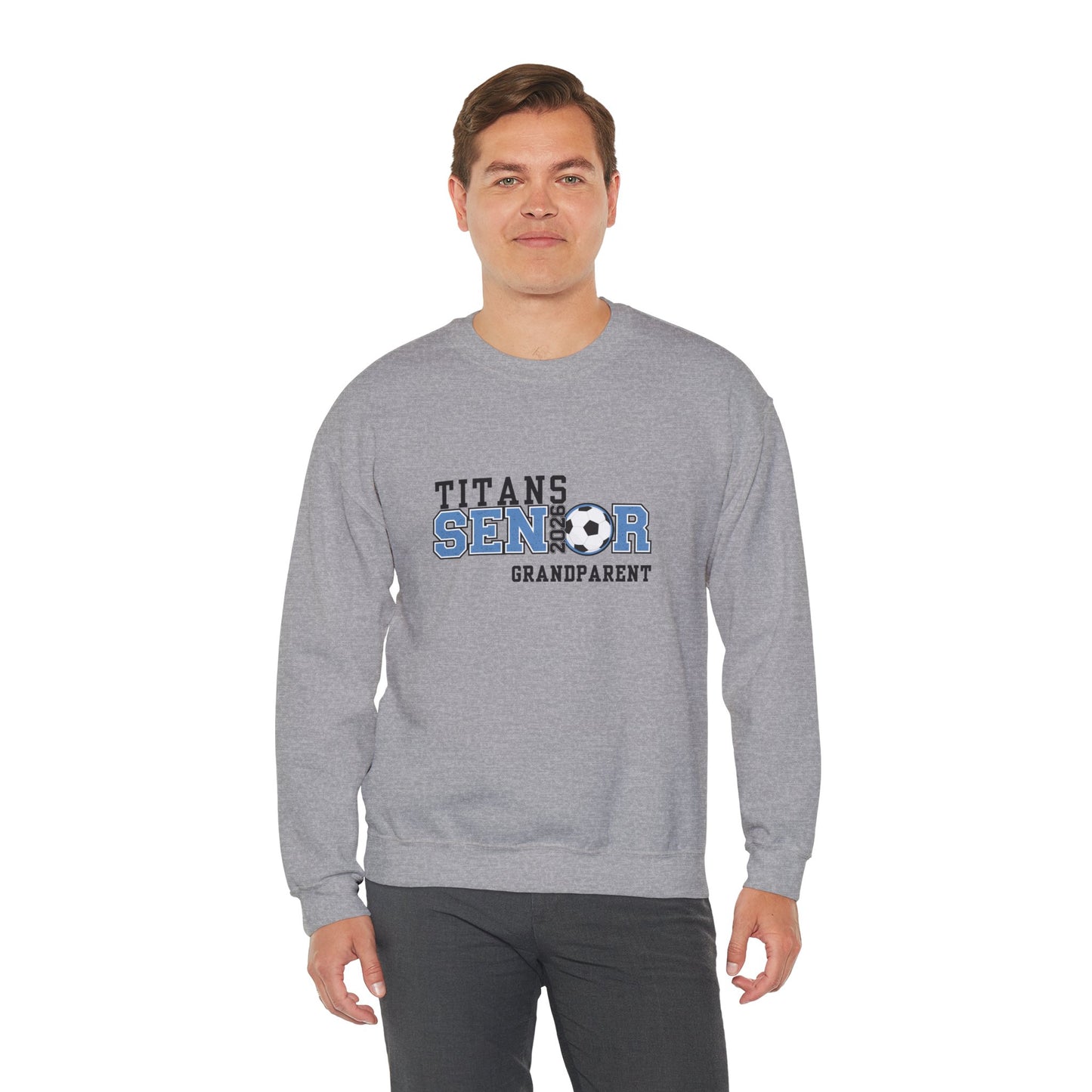 Titans Senior Grandparent Sweatshirt, Cozy Crewneck, Graduation Gift, Sports Fan Apparel, Personalized Gift