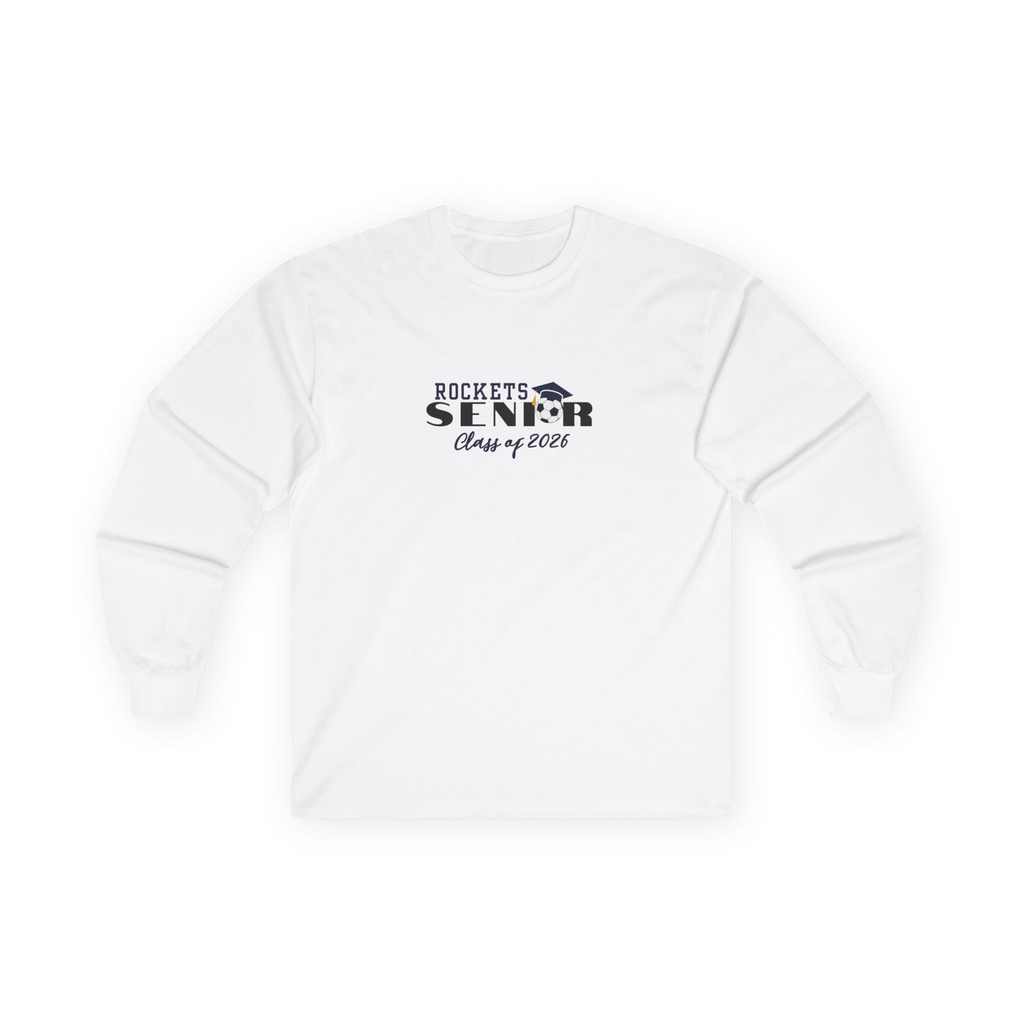 Shelby County Class of 2026 Long Sleeve Tee, Soccer Graduation Gift, Unisex Cotton Shirt, School Spirit Wear, College Apparel, Senior Year Merchandise