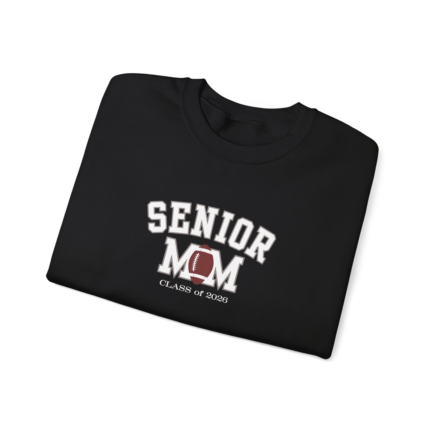 Senior Football Mom Crewneck Sweatshirt | Class of 2026