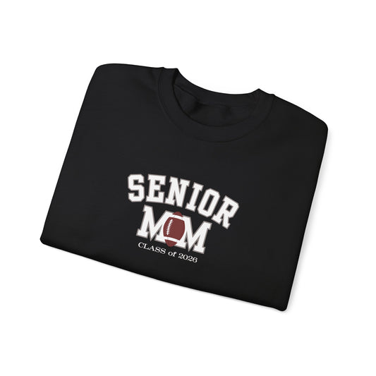 Senior Football Mom Crewneck Sweatshirt | Class of 2026