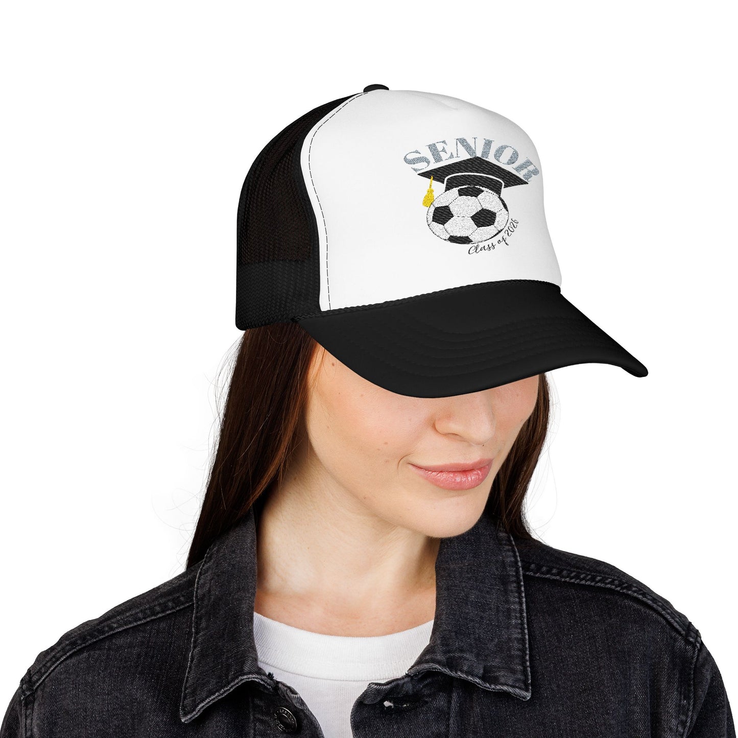 Soccer Senior Foam Trucker Hat (Embroidery)