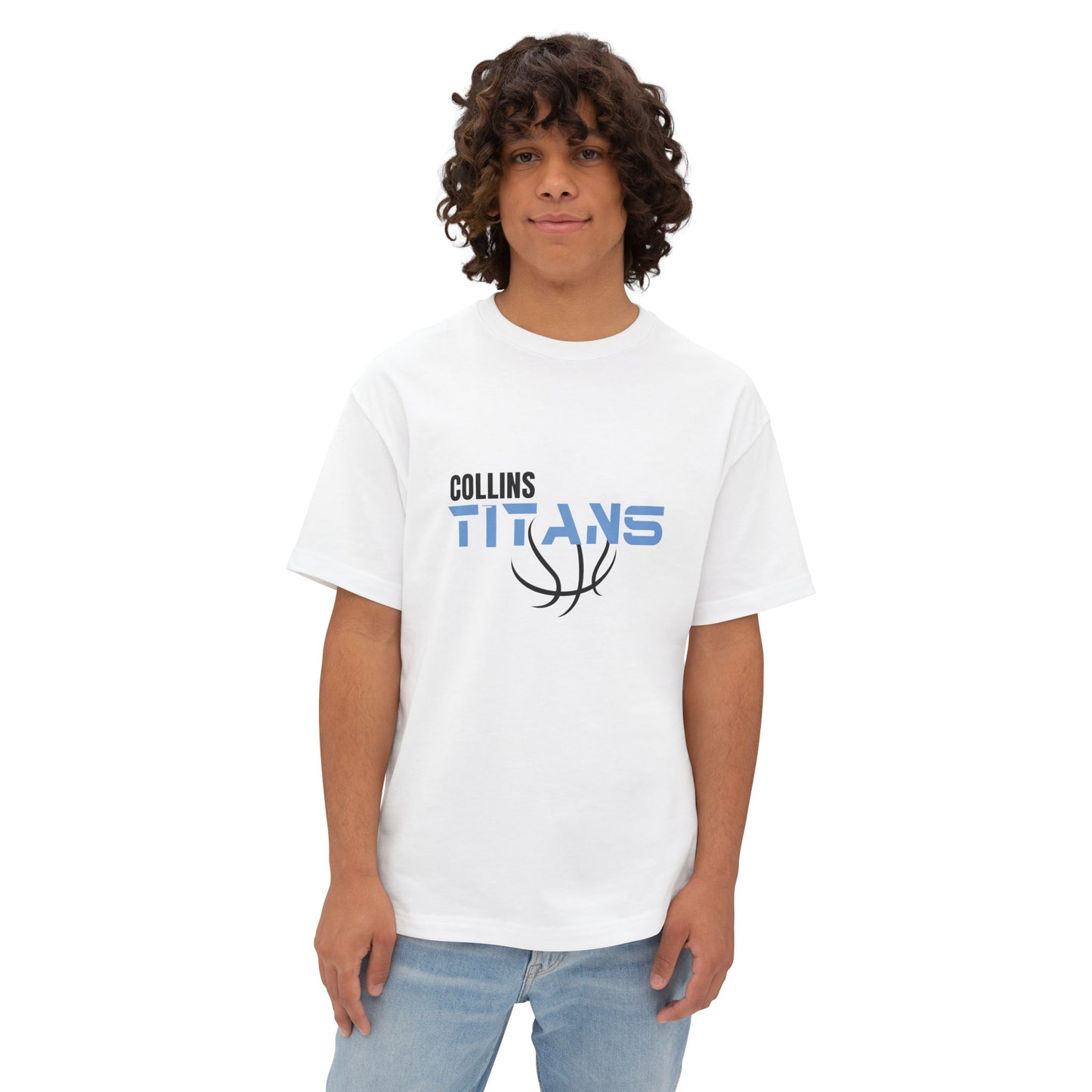 Collins Basketball Tee, Casual Sportswear, Oversized T-Shirt for Fans, Unisex Boxy Fit, Perfect for Game Day, Gift for Athletes