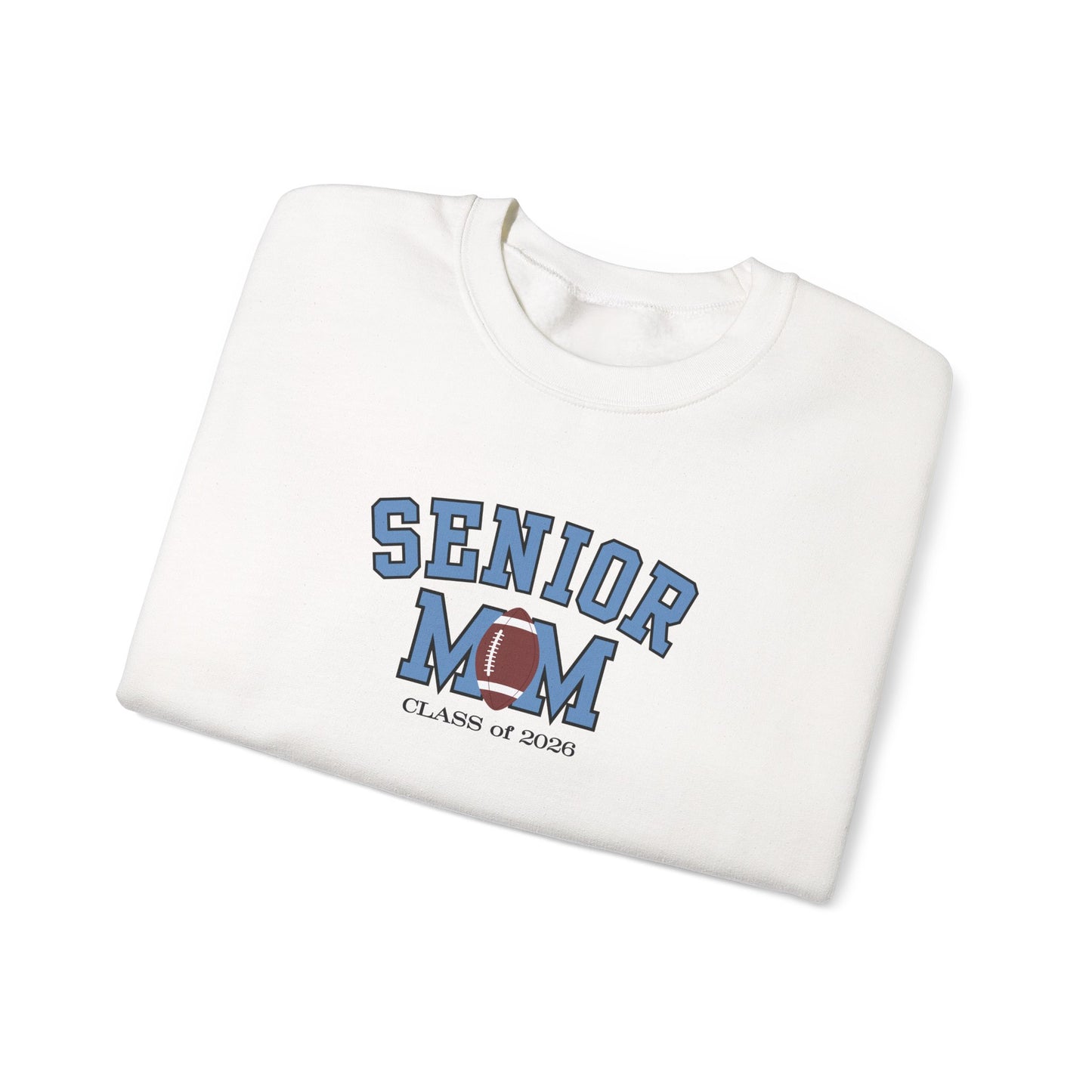 Senior Football Mom Crewneck Sweatshirt | Class of 2026