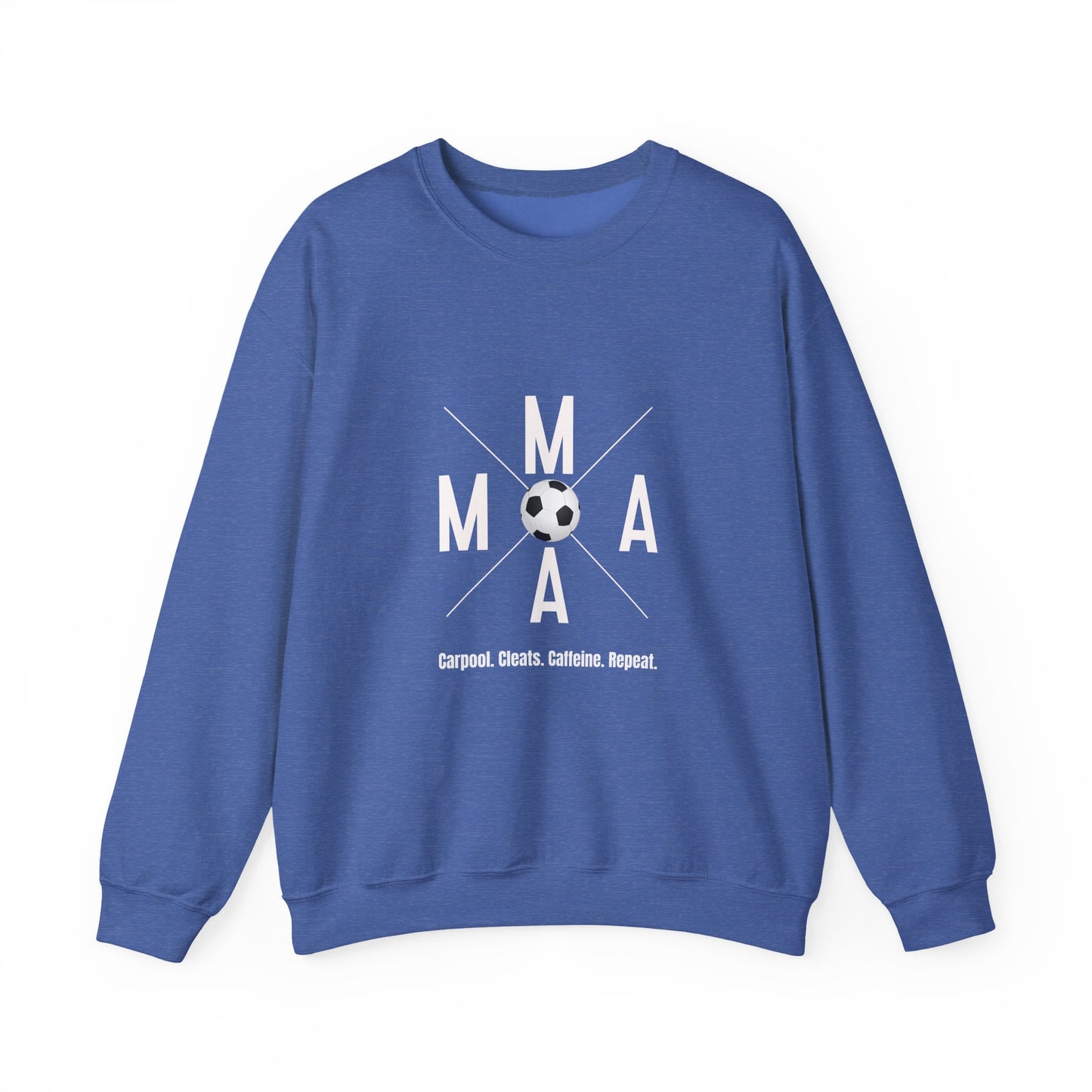 SOCCER MAMA Crewneck Sweatshirt, Sports Apparel, Gift for Soccer Moms, Casual Wear, Soccer Player Sweatshirt
