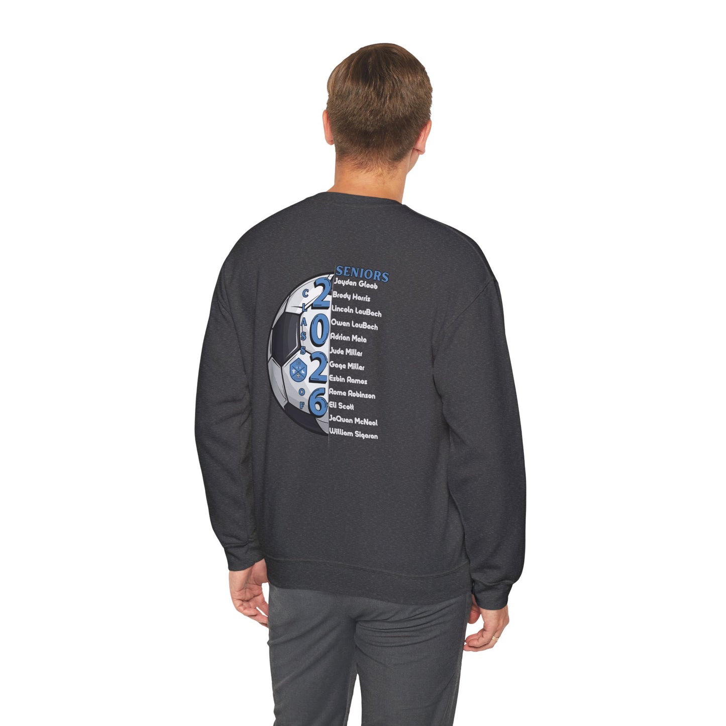 Collins Soccer Seniors Crewneck Sweatshirt (Option 2), Class of 2026, High School Soccer
