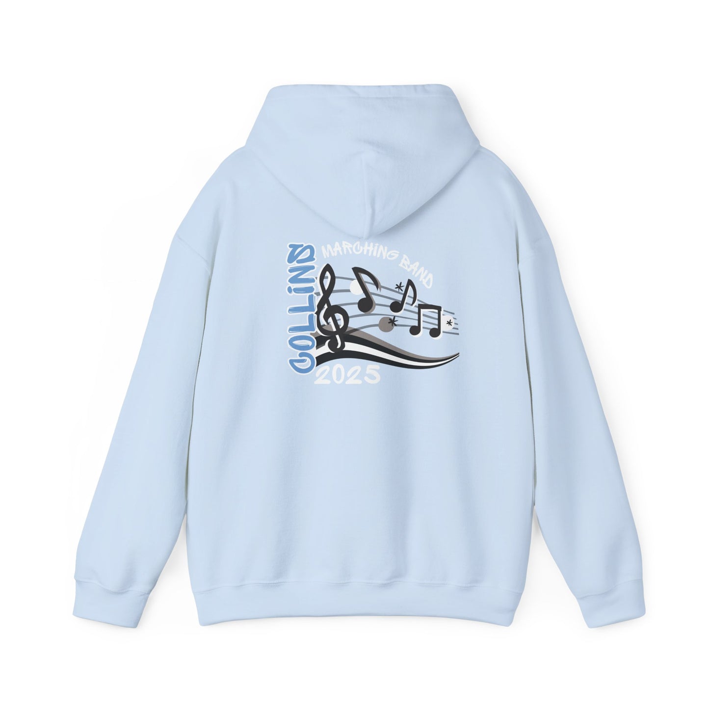 Collins Marching Band Hoodie, Personalized Apparel, Perfect Gift for Band Supportors