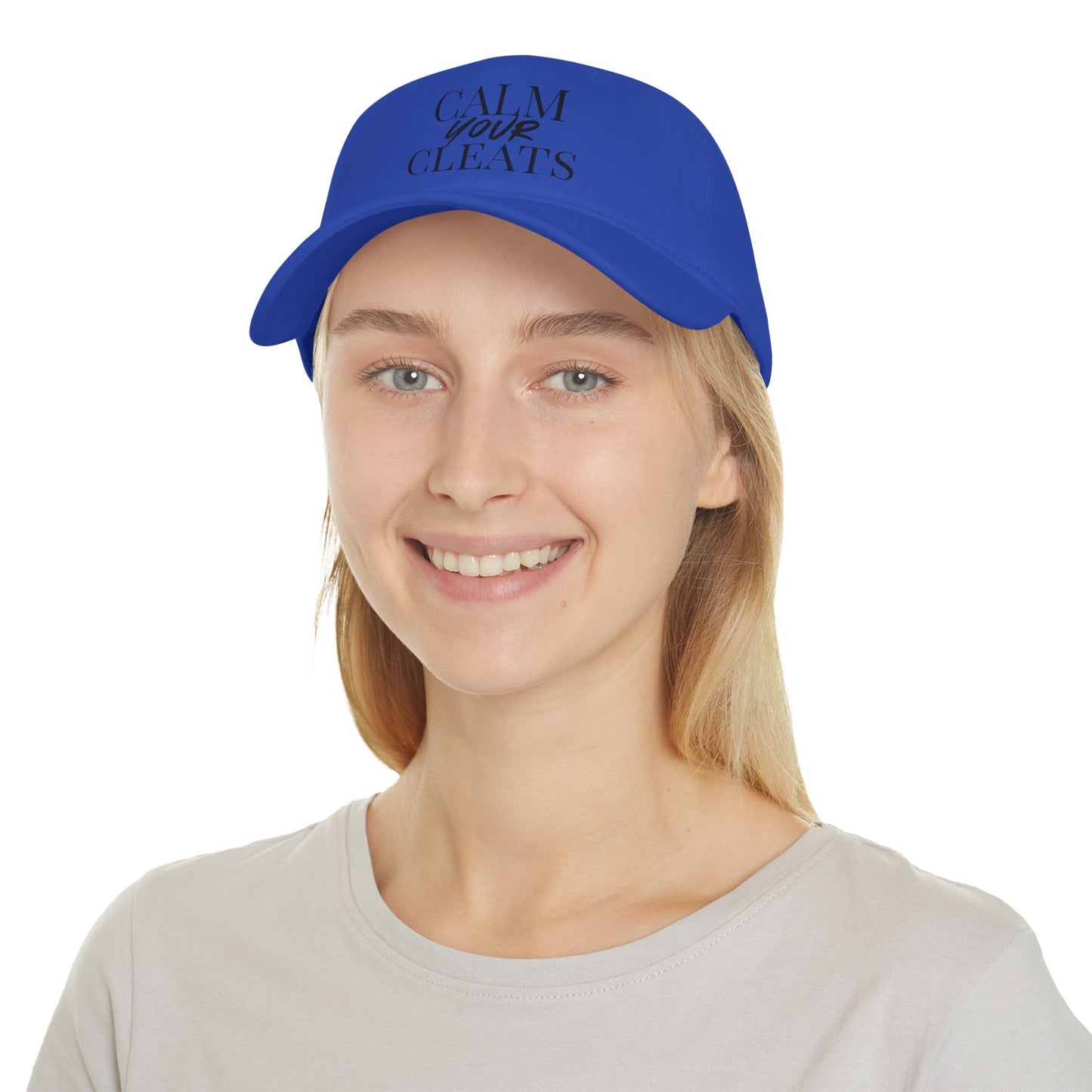 Calm Your Cleats, Casual Sports Hat, Soccer Gift, Relaxed Fit Cap, Vintage Style Cap, Gift for Him/Her