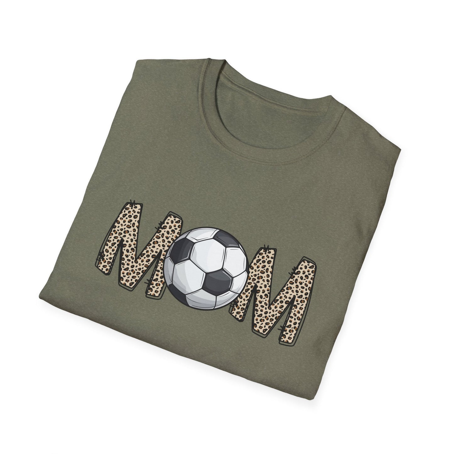 Soccer Mom T-Shirt, Stylish Mom Tee, Sports Team Apparel, Softstyle Shirt, Perfect Gift for Mother's Day, Casual Wear