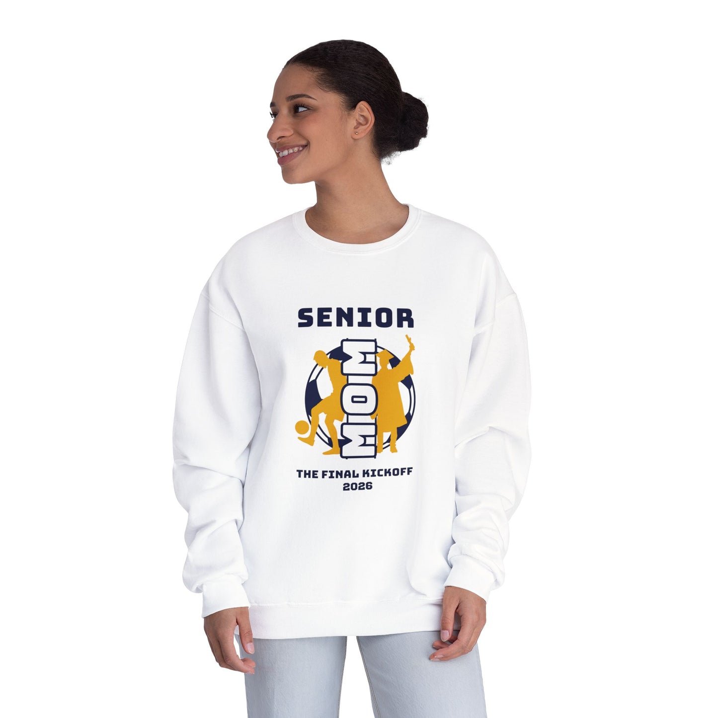 Final Kickoff Soccer Mom Crewneck Sweatshirt, School Spirit Apparel, Perfect for Game Day, Casual Comfort Wear