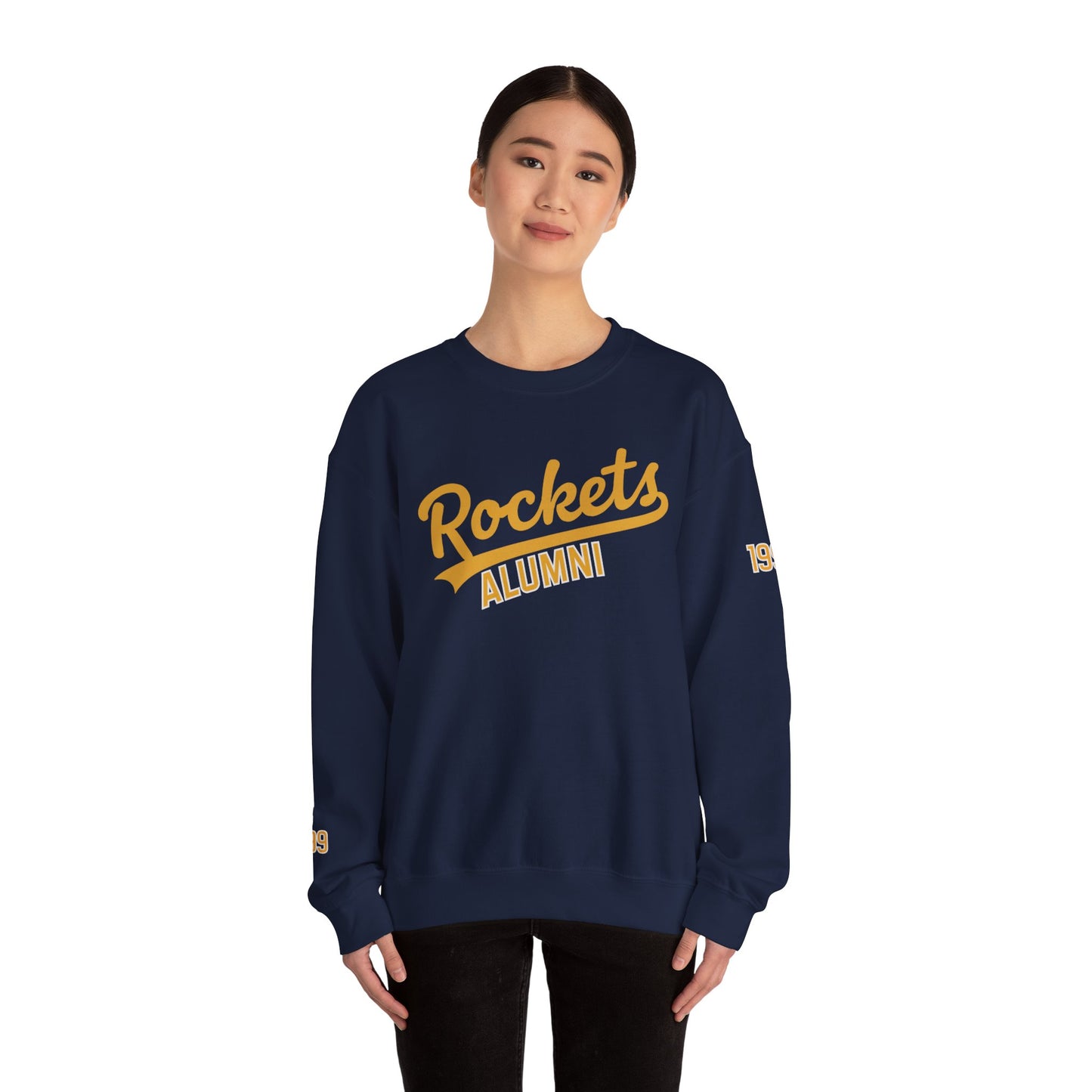 Rockets Alumni Sweatshirt, Vintage Crew Neck, Shelby County- Custom Graduation Year