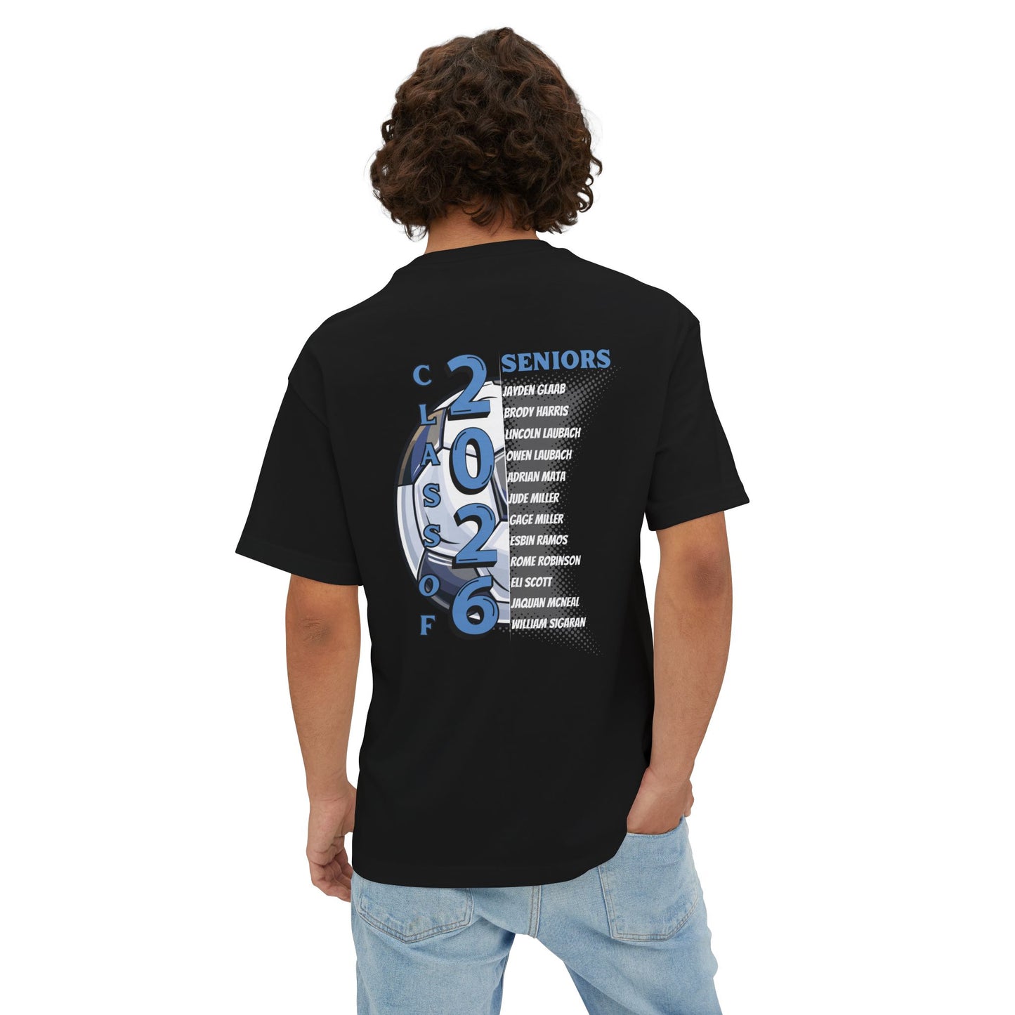 Collins Soccer Seniors Tee (Option 2), Class of 2026, Senior Players
