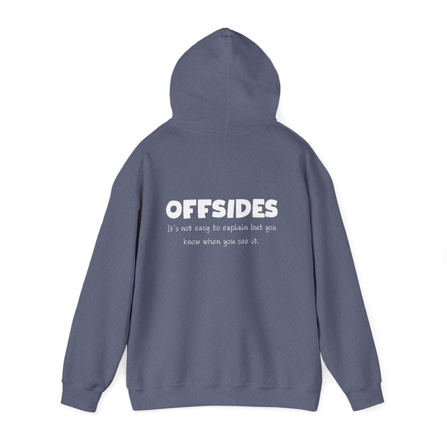 Offsides Hoodie - Cozy Unisex Pullover Sweatshirt, Perfect Gift for Soccer Lovers, Casual Wear, Unique Statement Hoodie