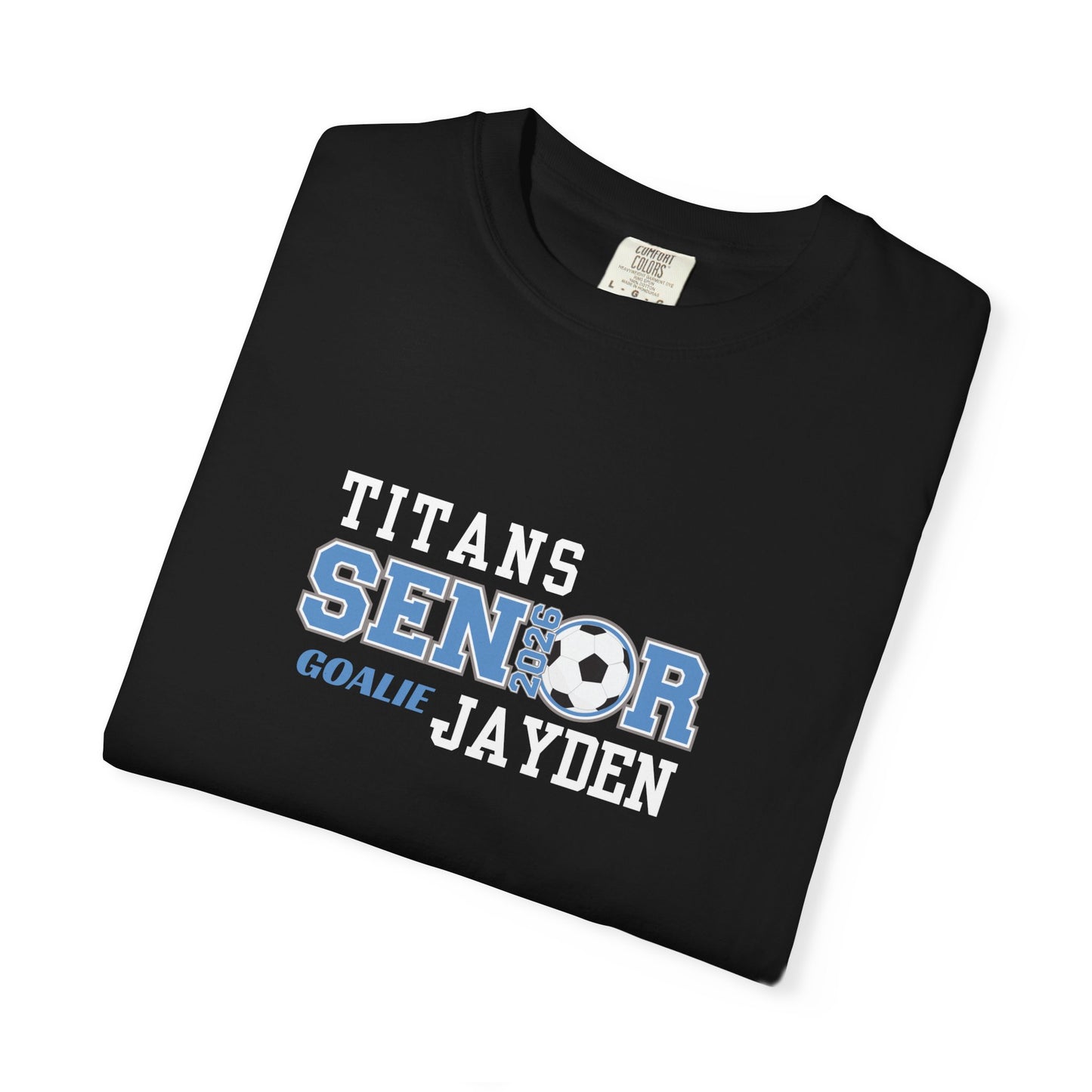 Senior Goalie Dad T-Shirt, Soccer Tee for Game Day, Team Spirit Apparel
