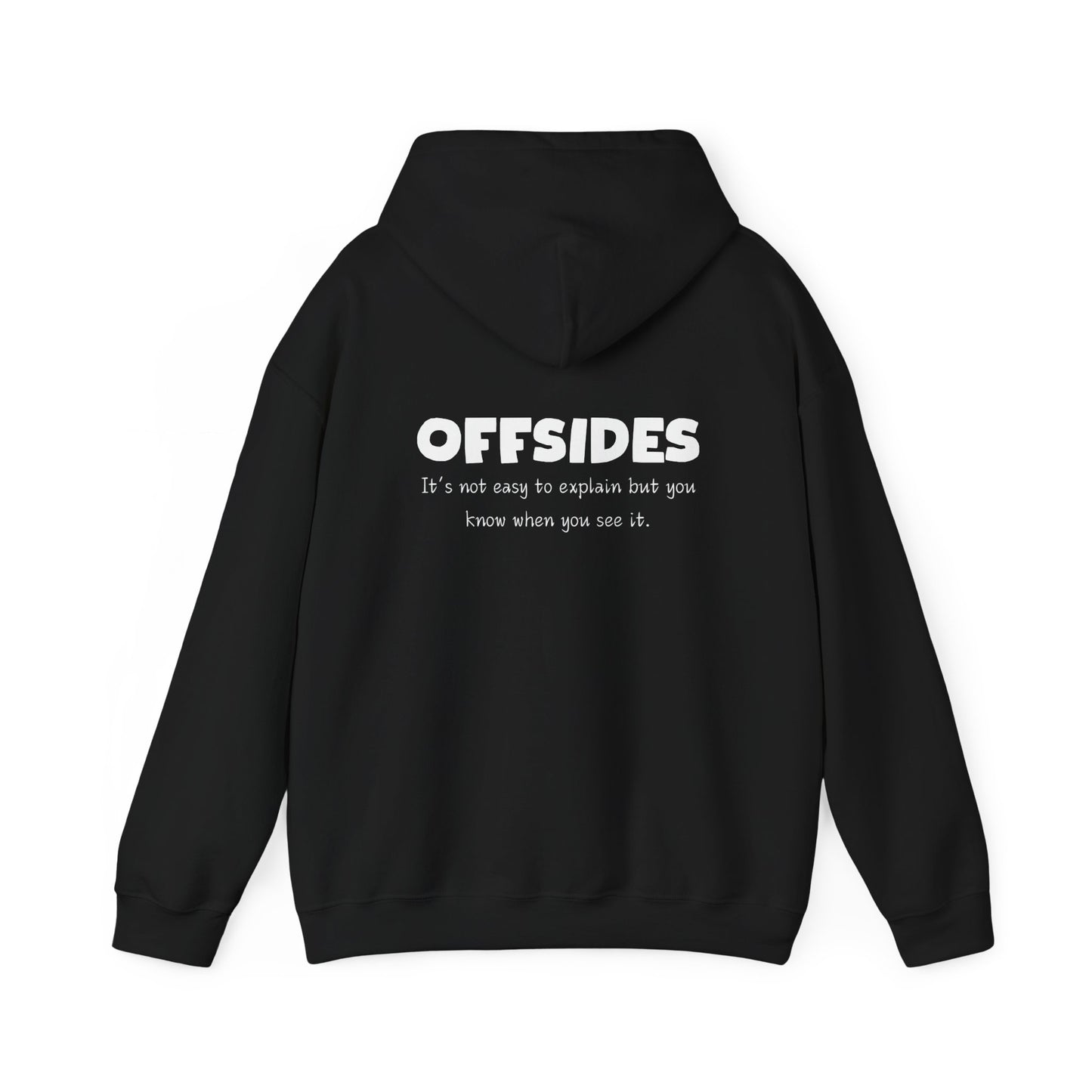 Offsides Hoodie - Cozy Unisex Pullover Sweatshirt, Perfect Gift for Soccer Lovers, Casual Wear, Unique Statement Hoodie