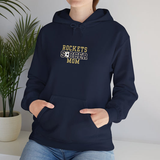 Rockets Soccer Mom Hoodie - Unisex Heavy Blend Sweatshirt, Sports Team Apparel, Gift for Moms, Casual Wear, Game Day Outfit